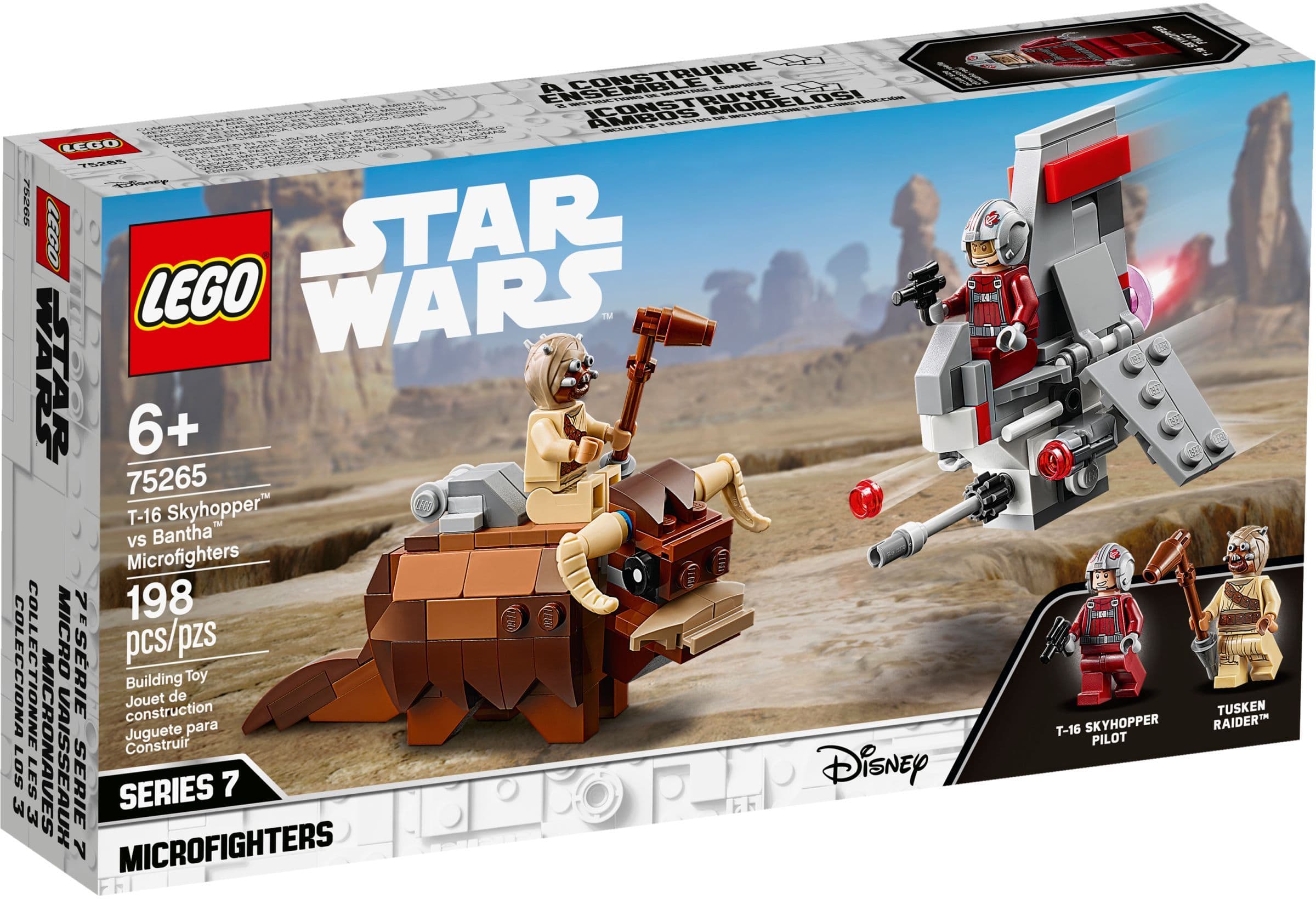 T-16 Skyhopper vs. Bantha Microfighters