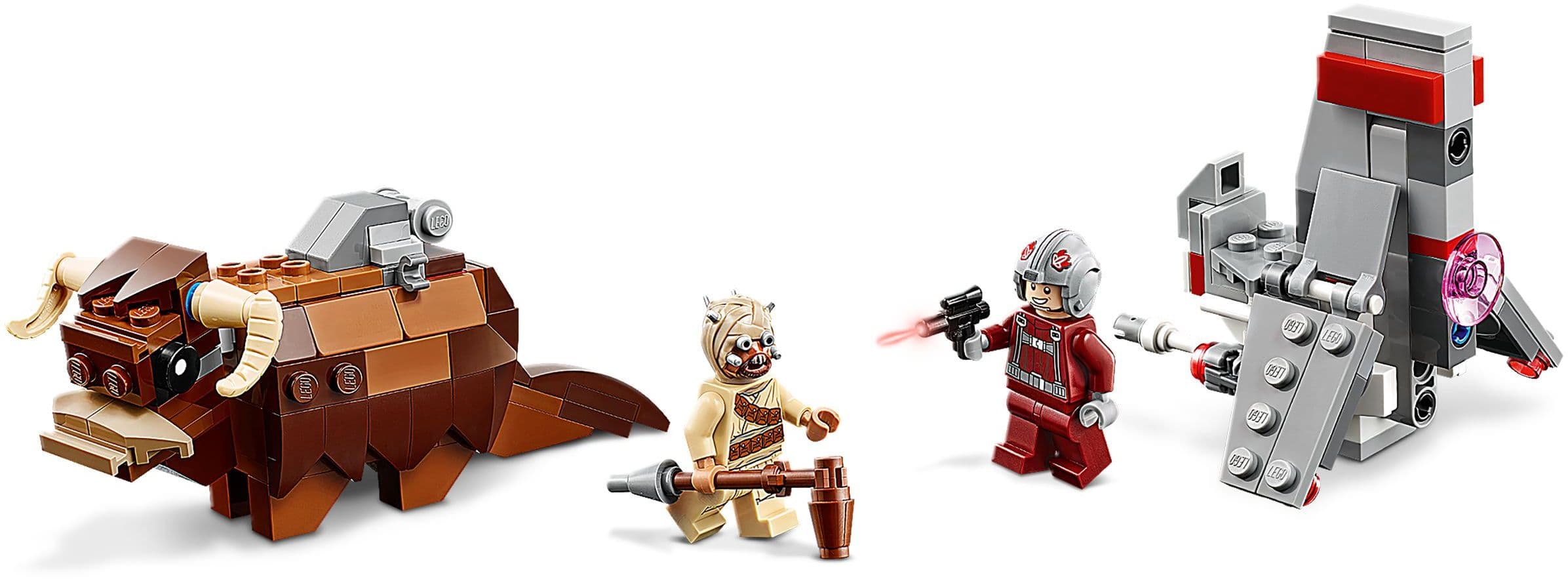 T-16 Skyhopper vs. Bantha Microfighters