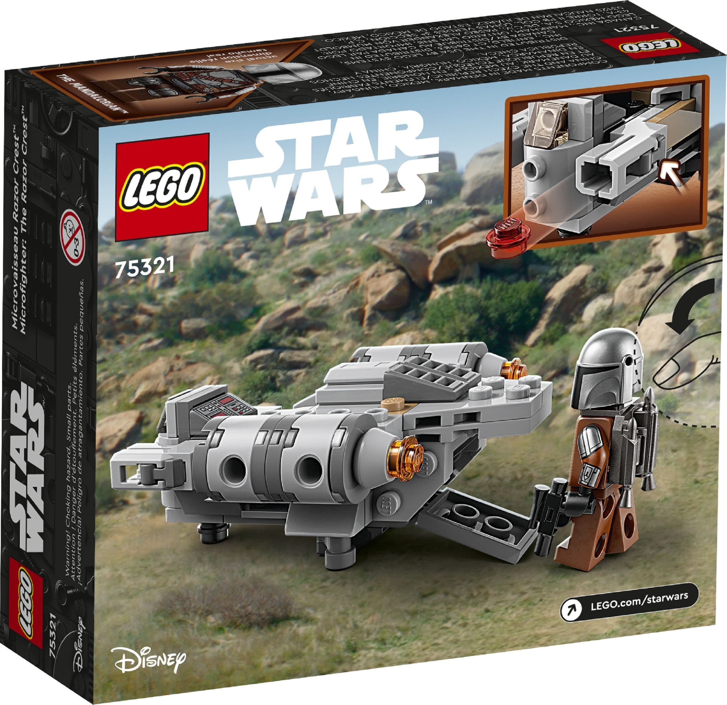 The Razor Crest Microfighter