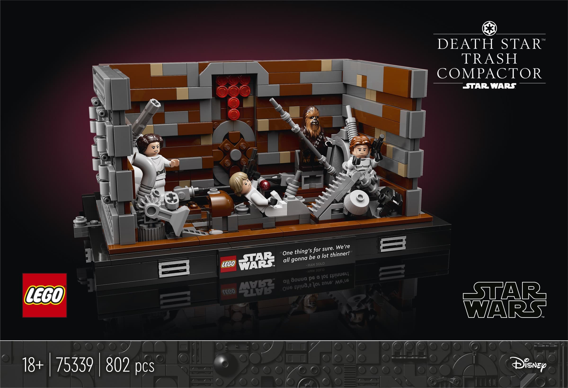 Death Star Trash Compactor Diorama