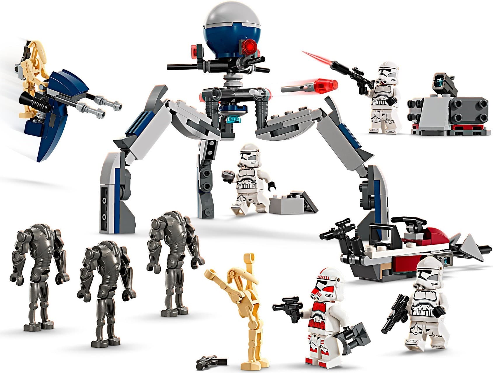 Clone Trooper & Battle Droid Battle Pack