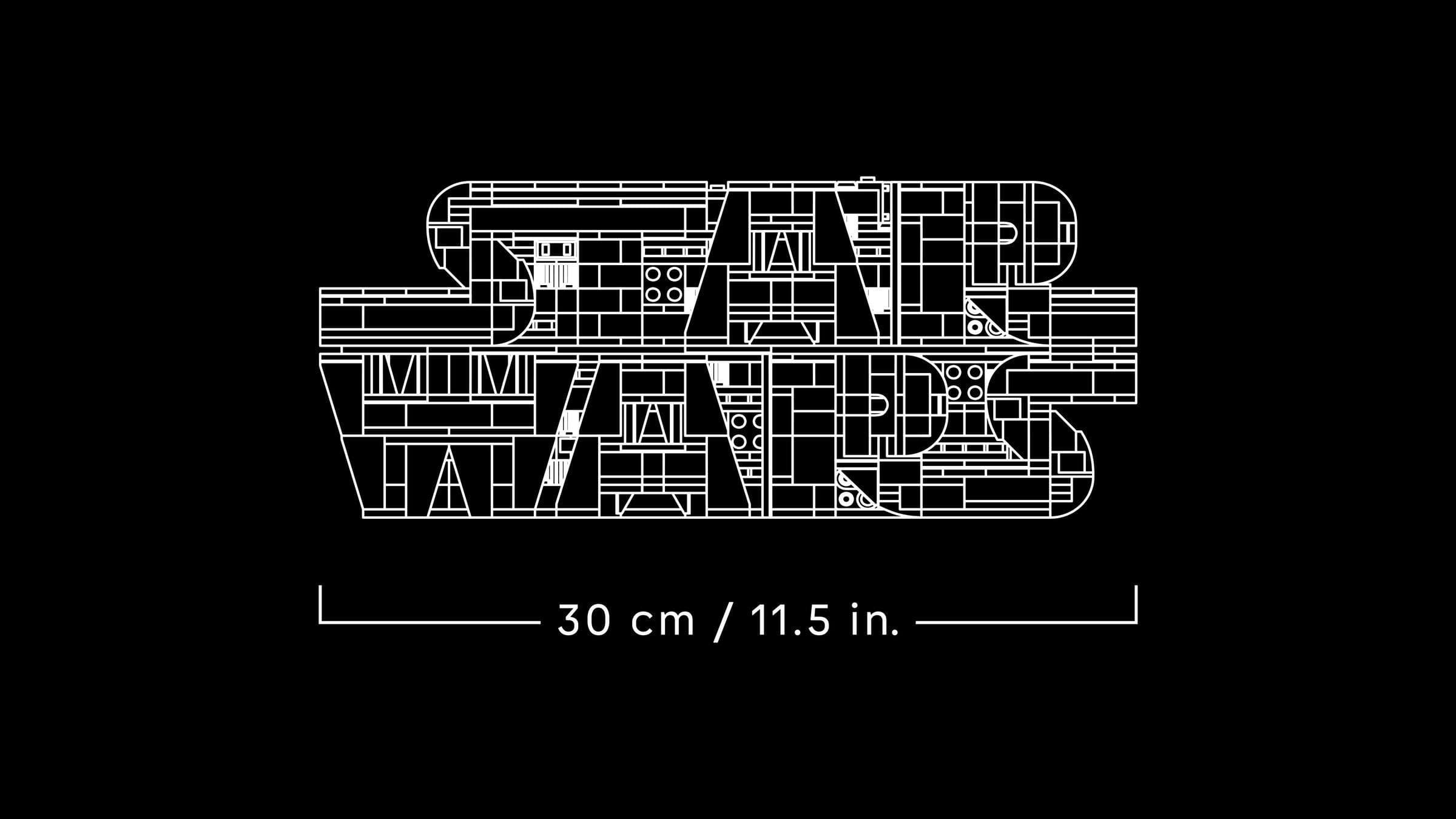 Brick-Built Star Wars Logo