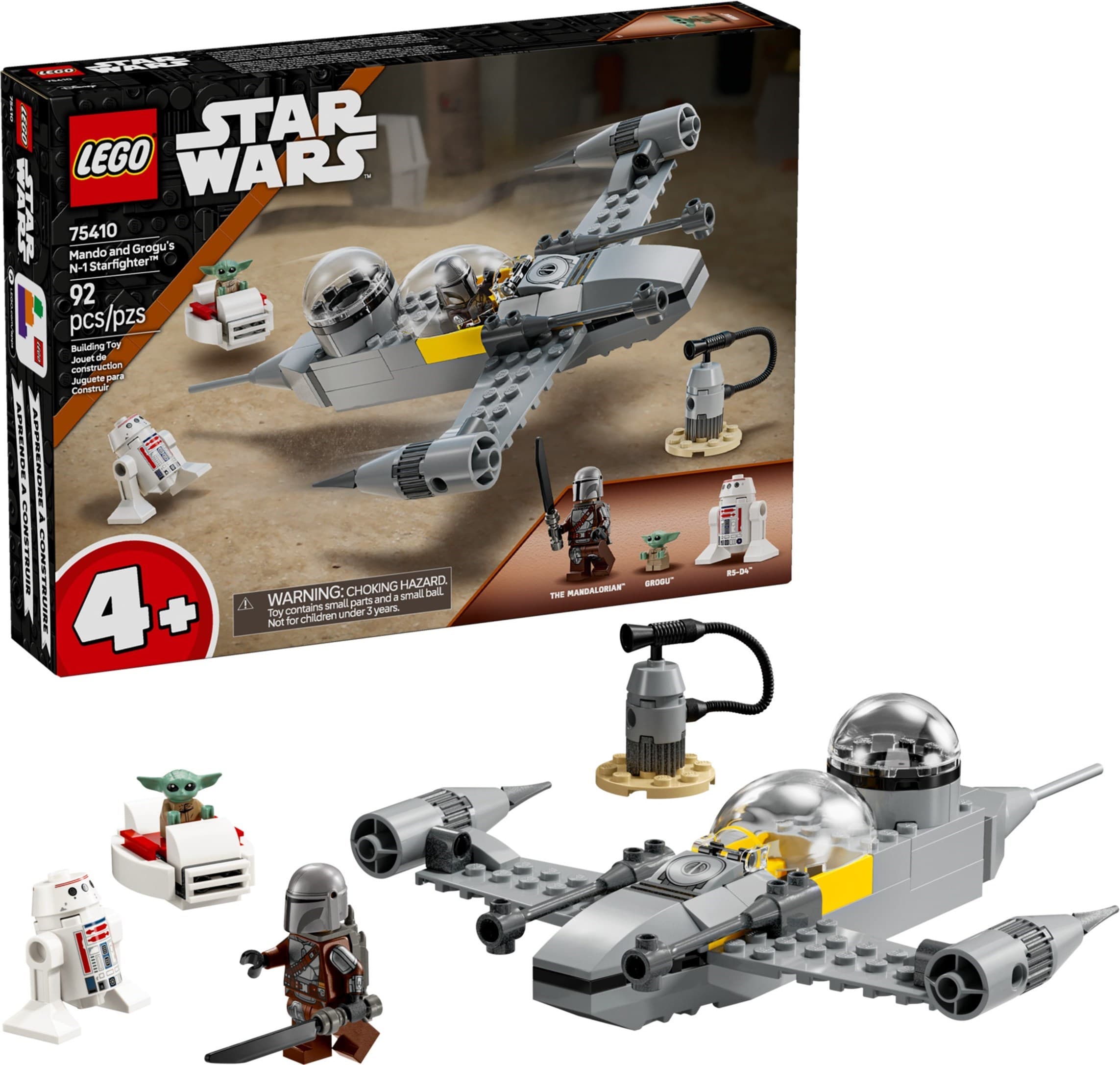 Mando and Grogu's N-1 Starfighter