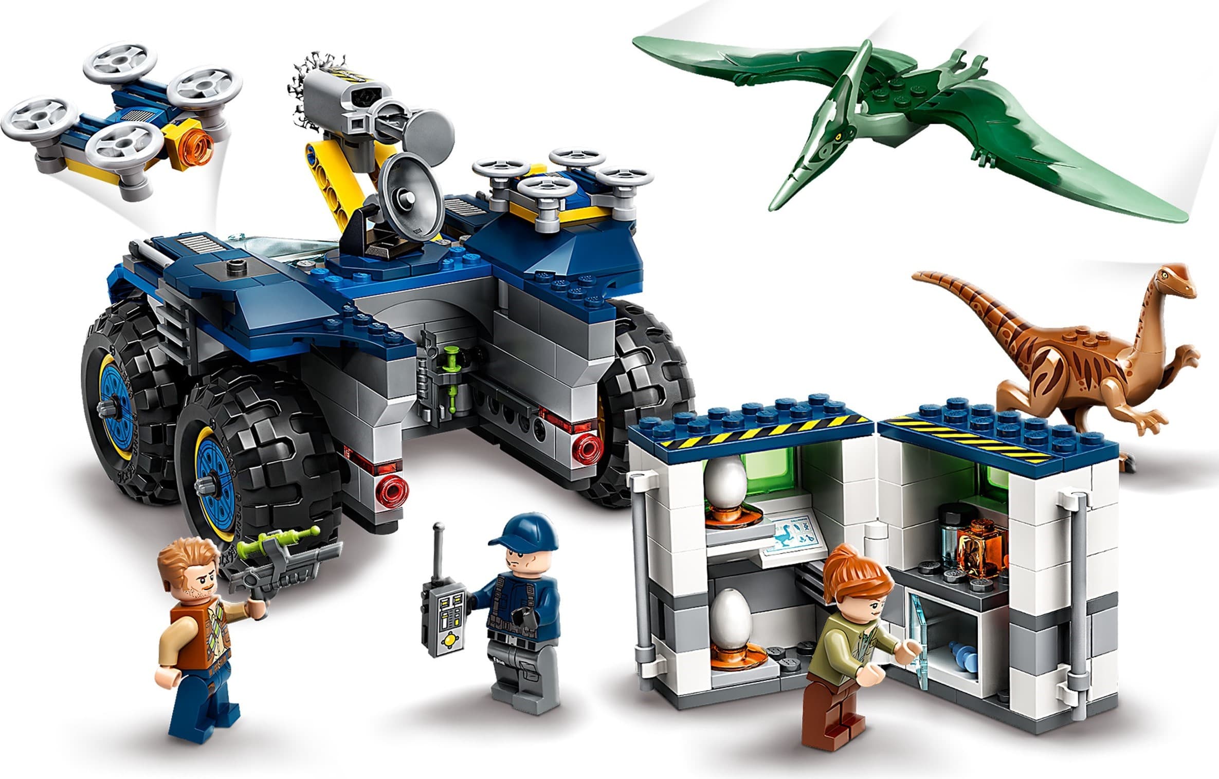 Gallimimus and Pteranodon Breakout