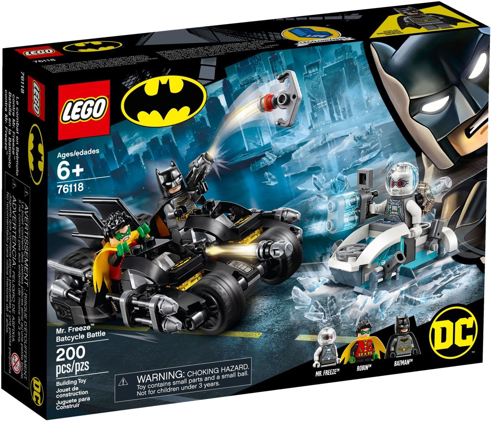 Mr. Freeze Batcycle Battle