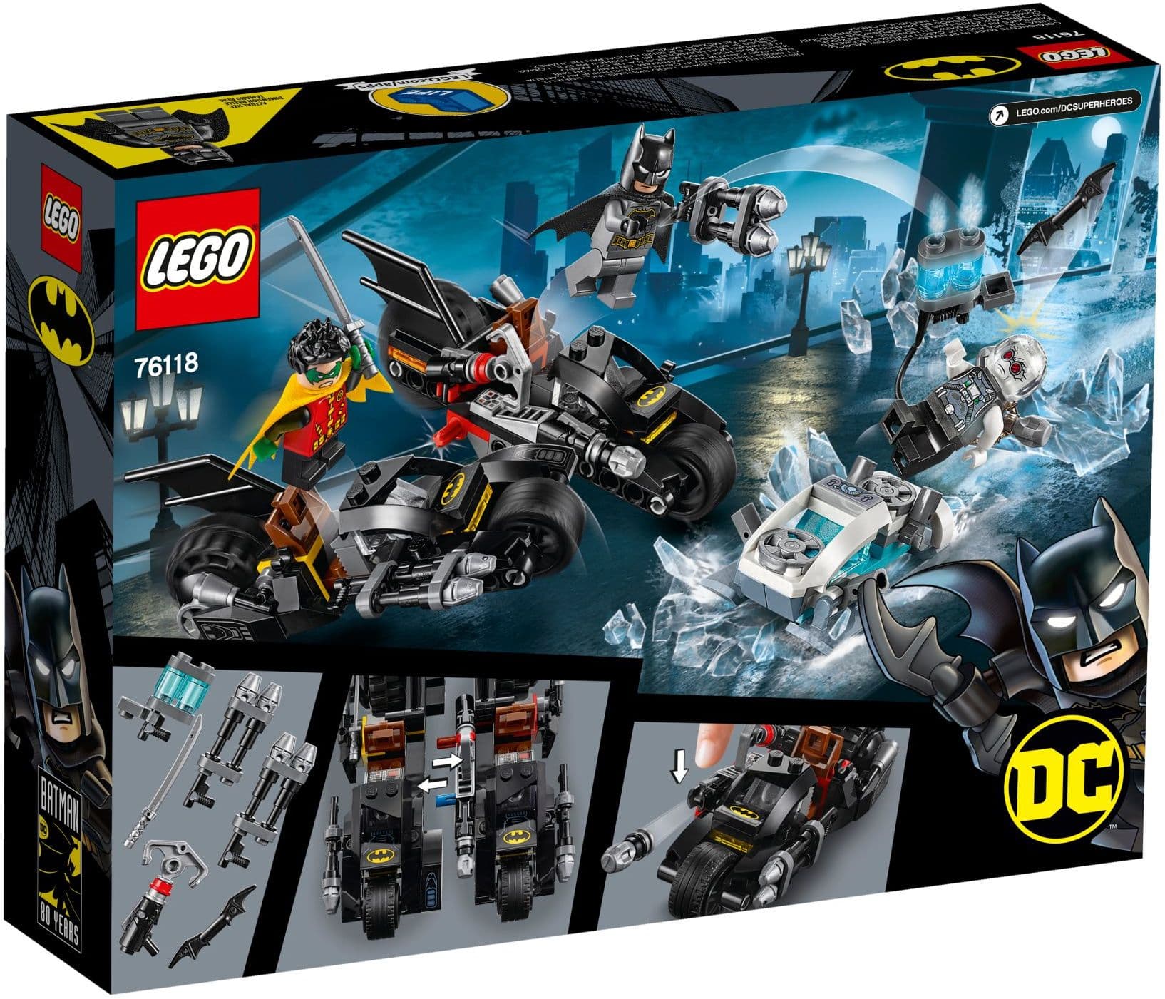 Mr. Freeze Batcycle Battle