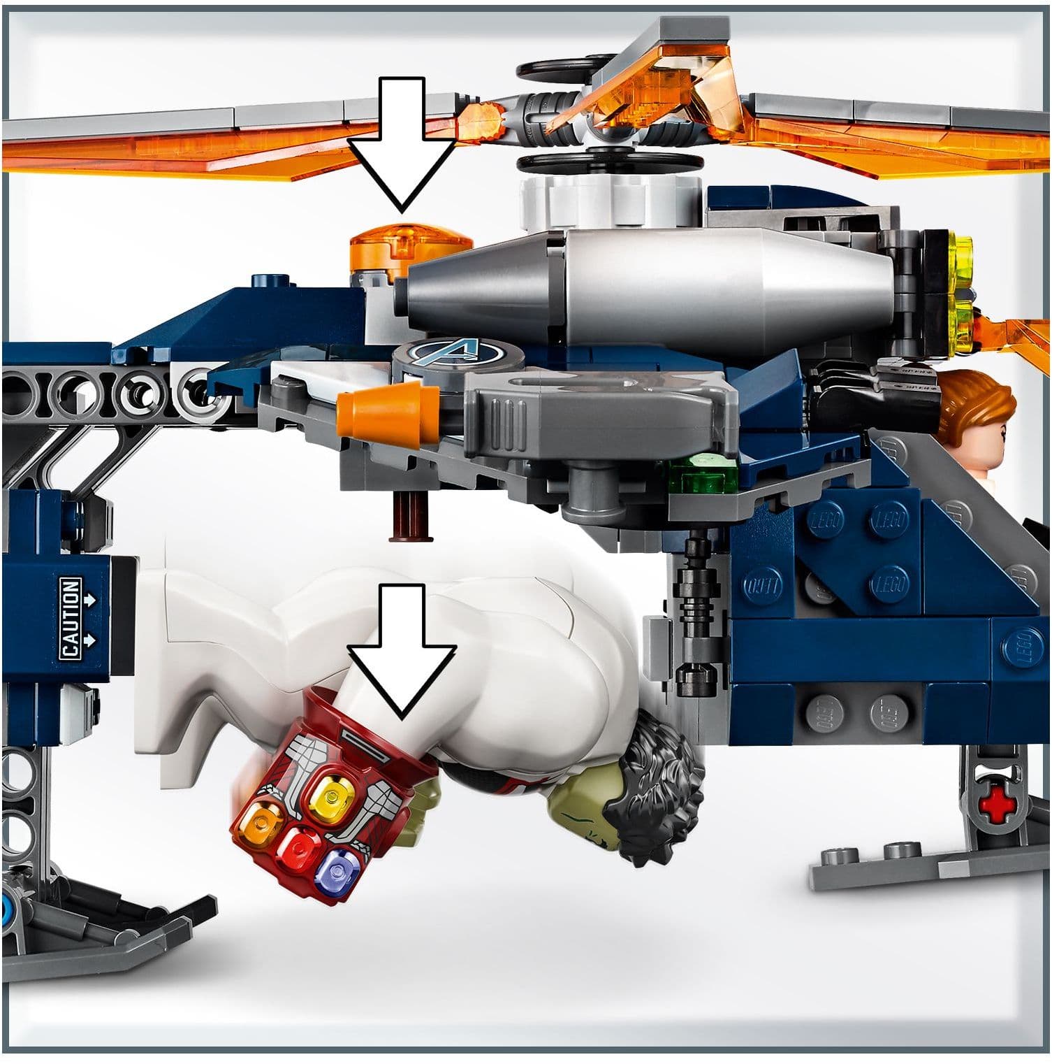 Avengers Hulk Helicopter Rescue