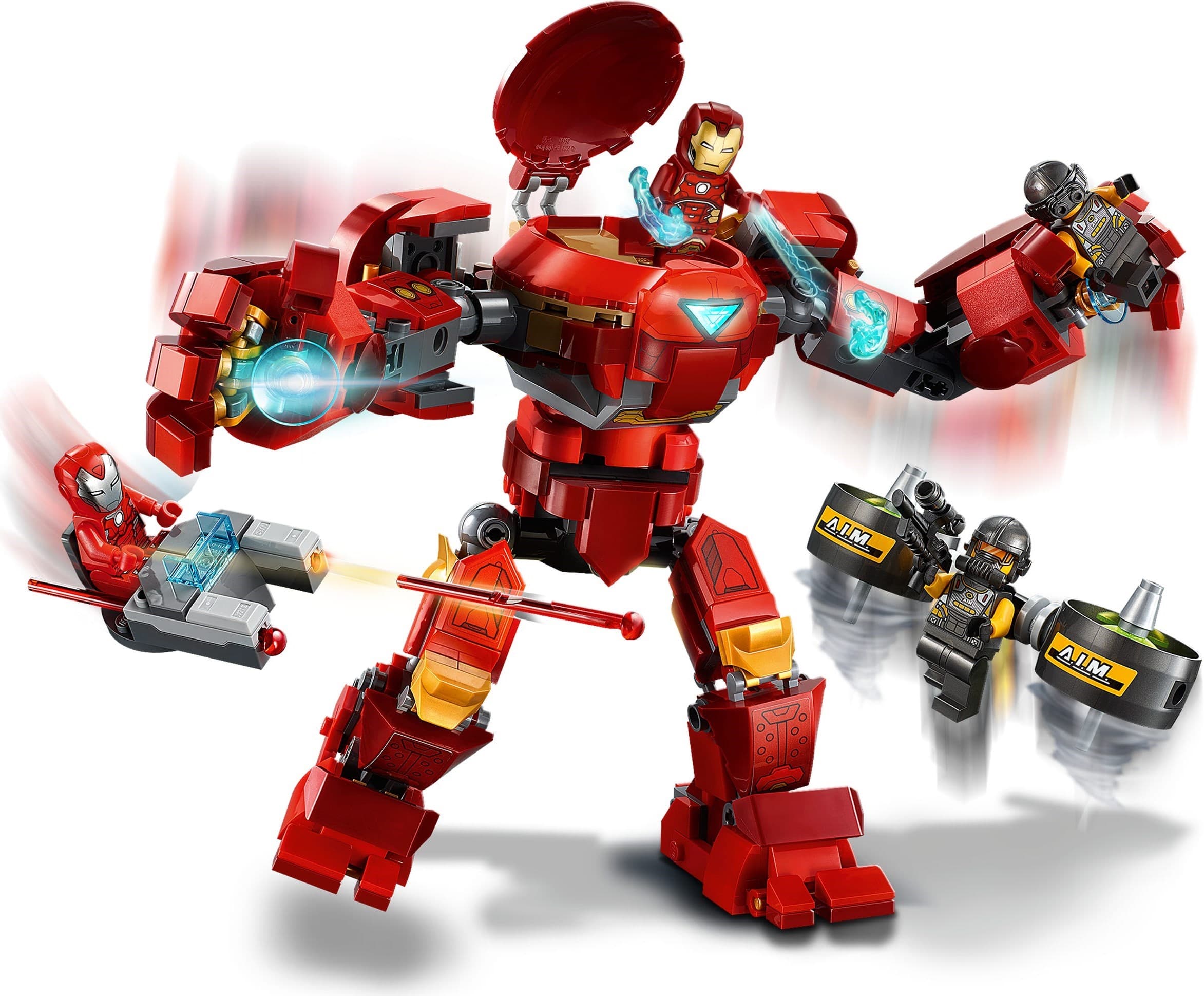Iron Man Hulkbuster versus A.I.M. Agent