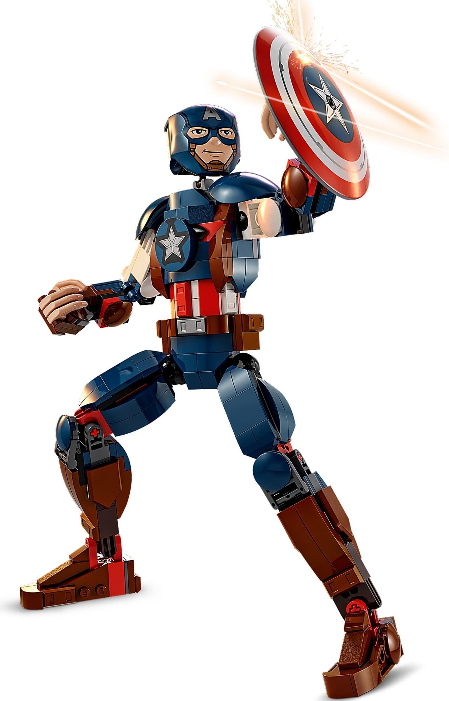 Captain America Construction Figure
