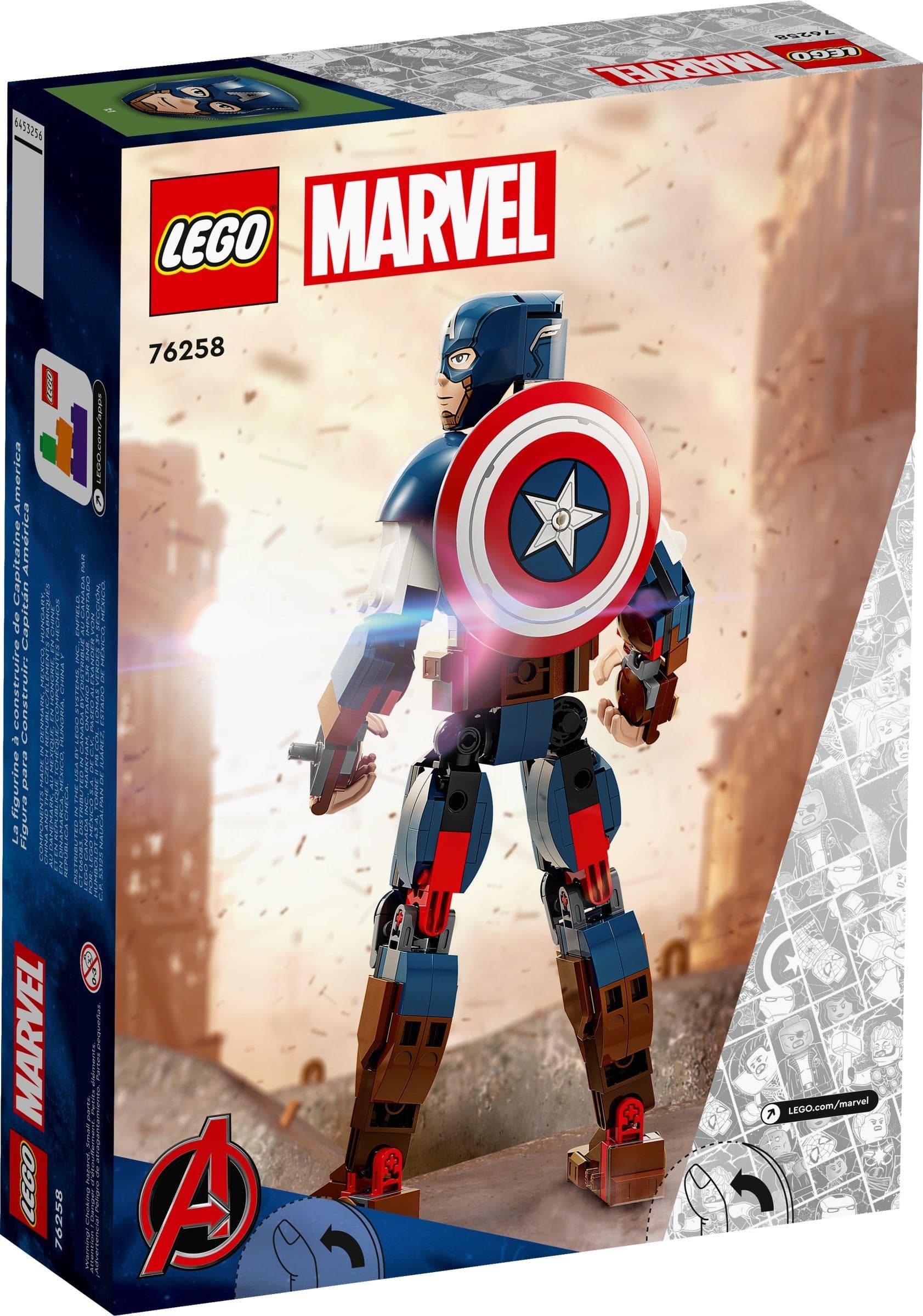 Captain America Construction Figure