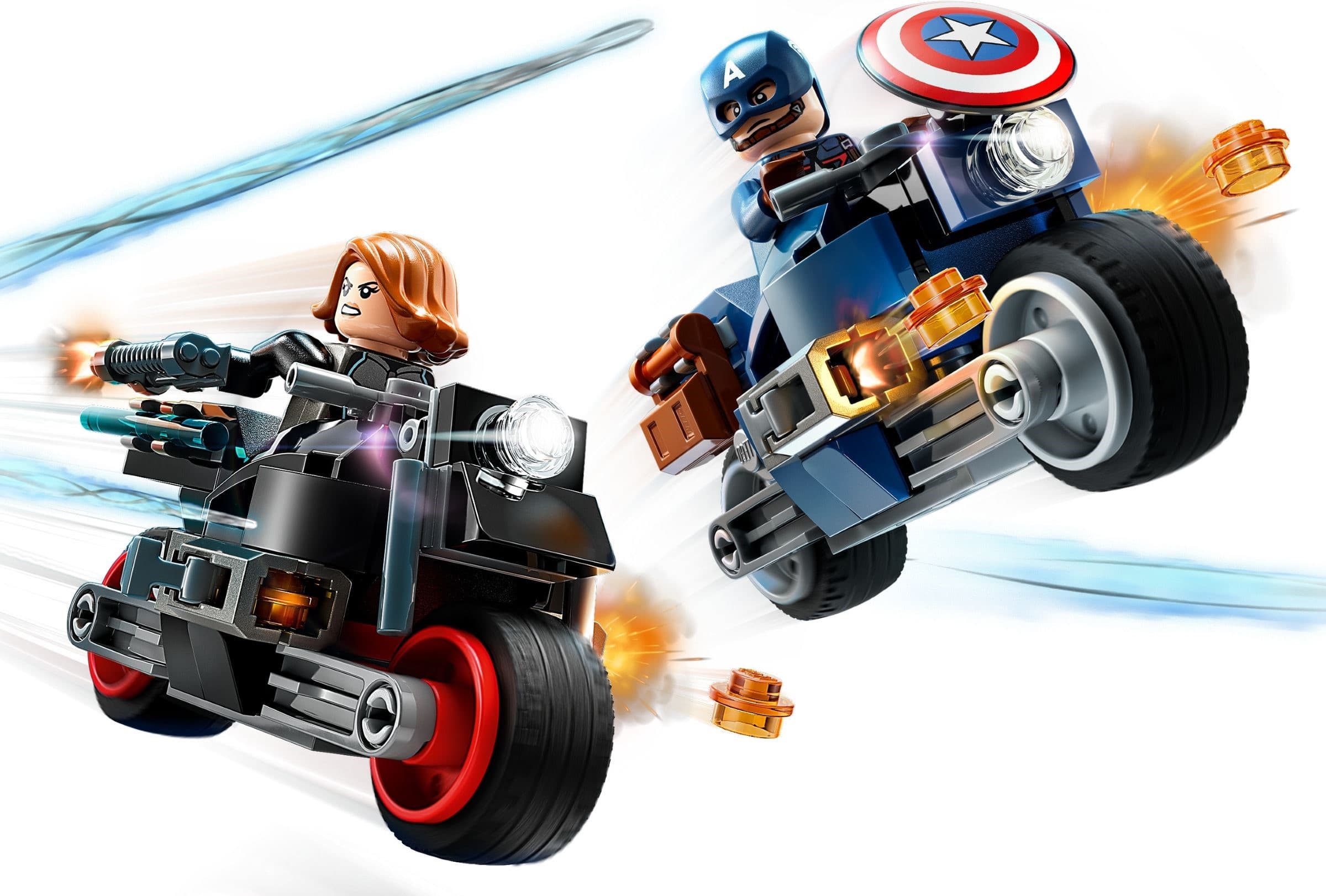 Black Widow & Captain America Motorcycles