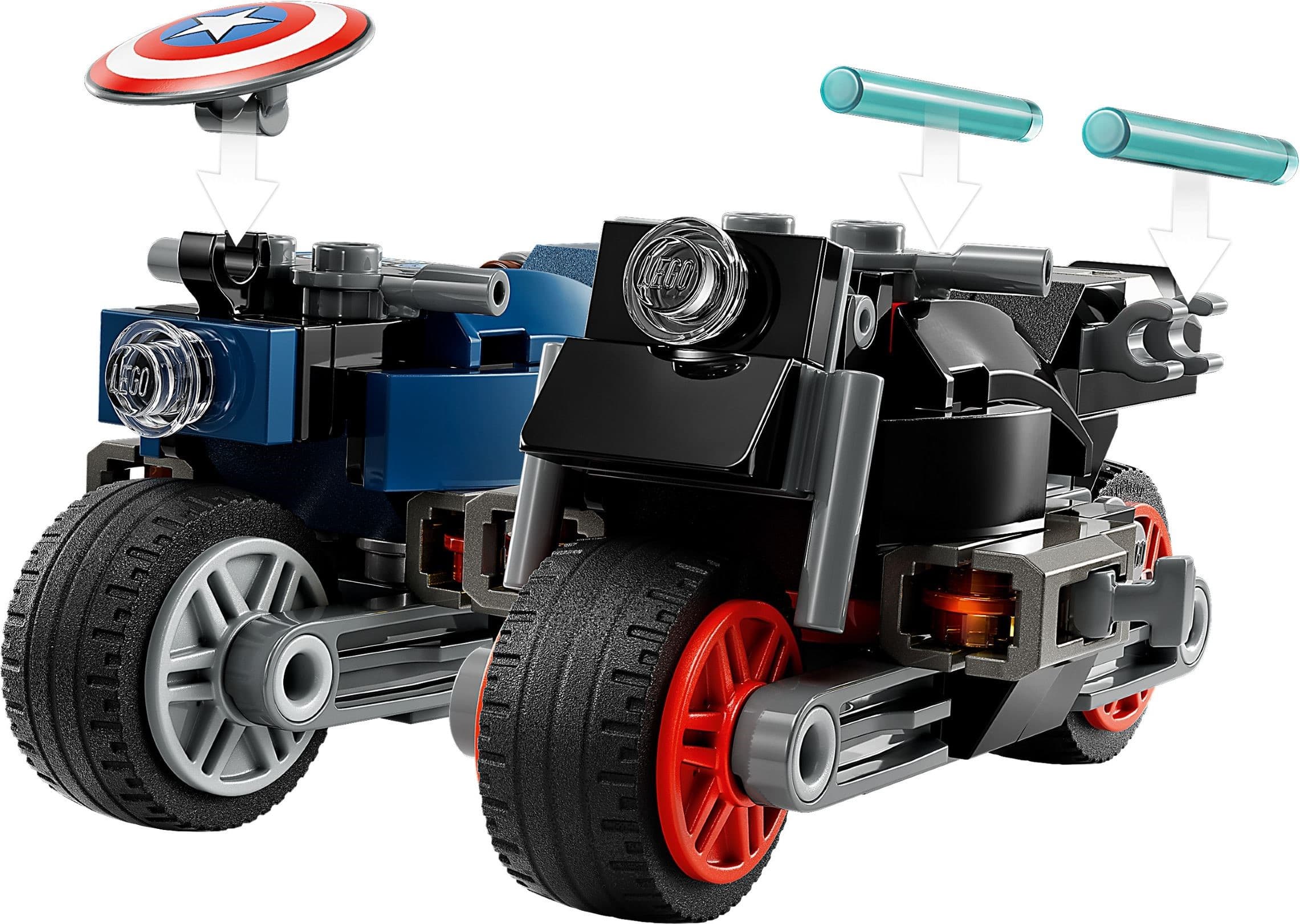 Black Widow & Captain America Motorcycles