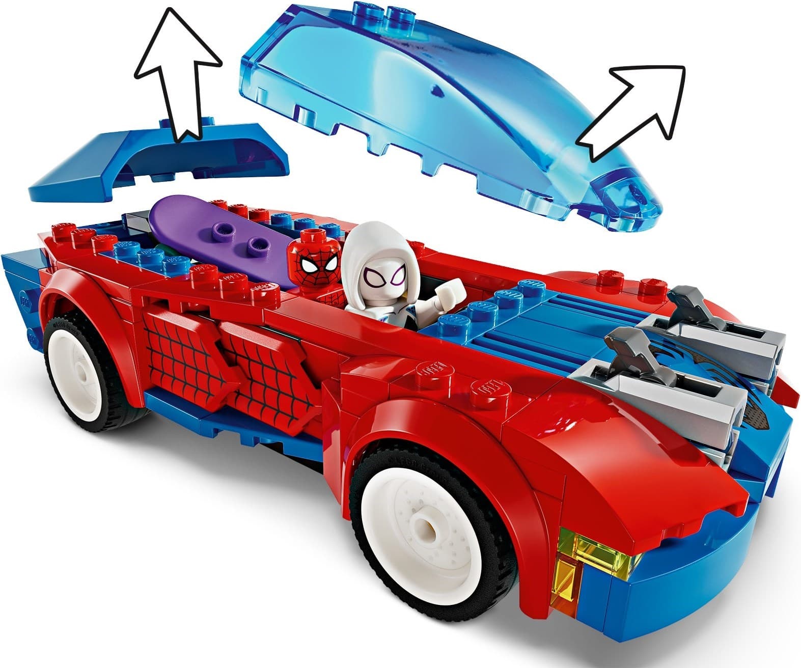 Spider-Man Race Car & Venom Green Goblin