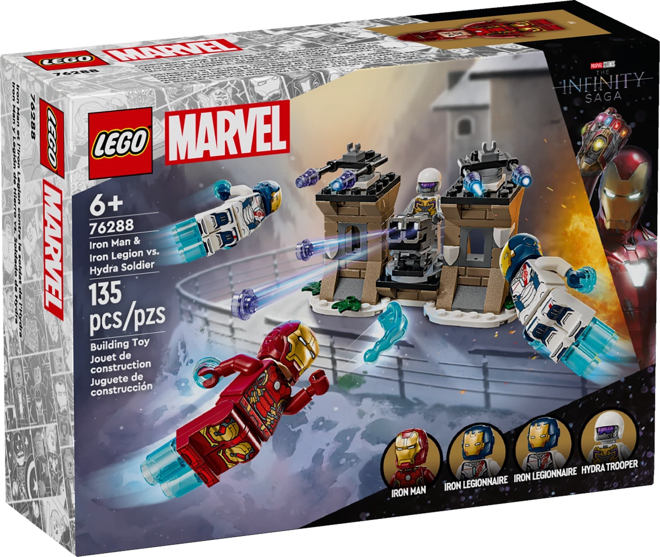 Iron Man & Iron Legion vs. Hydra Soldier