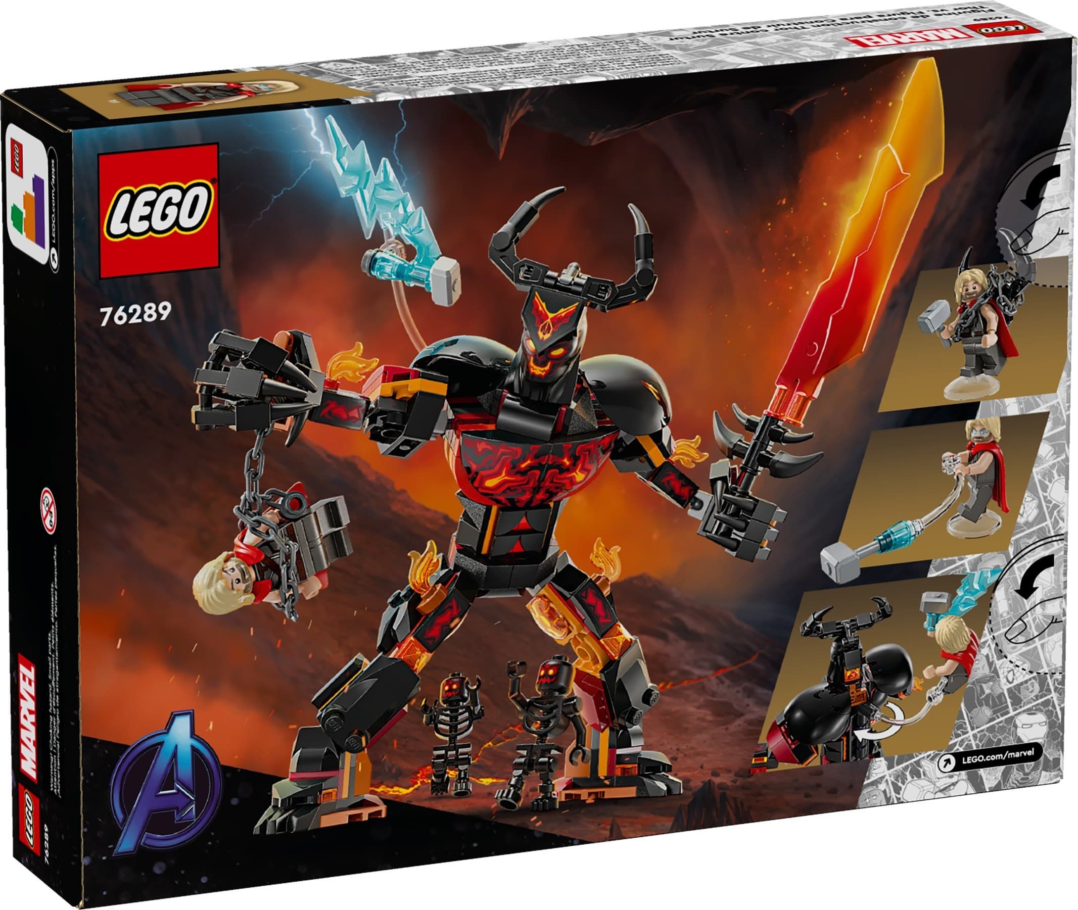 Thor vs. Surtur Construction Figure