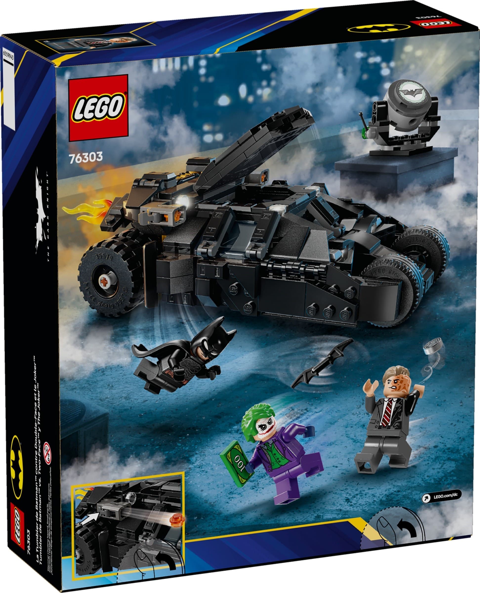 Batman Tumbler vs. Two-Face & The Joker