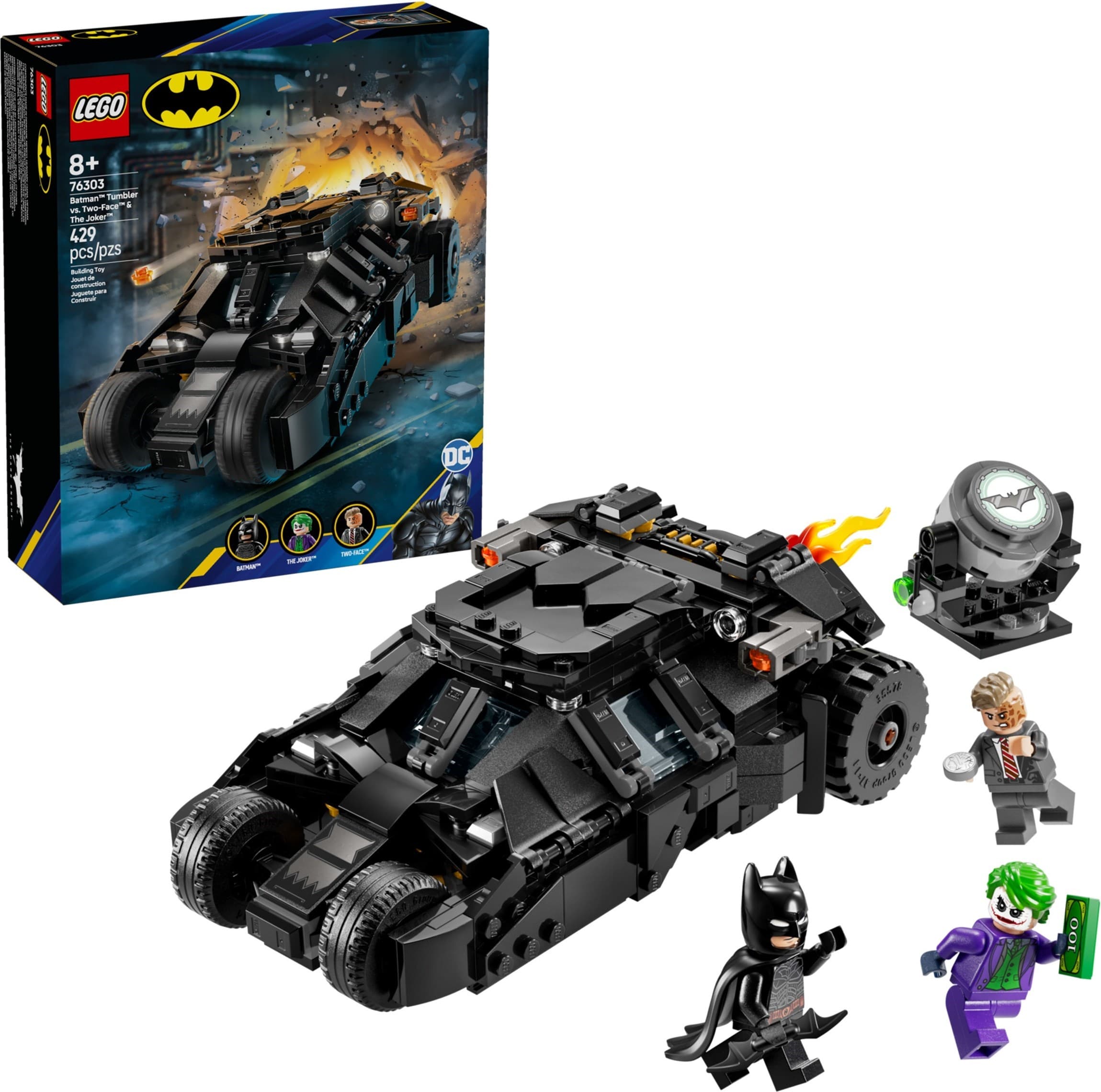Batman Tumbler vs. Two-Face & The Joker