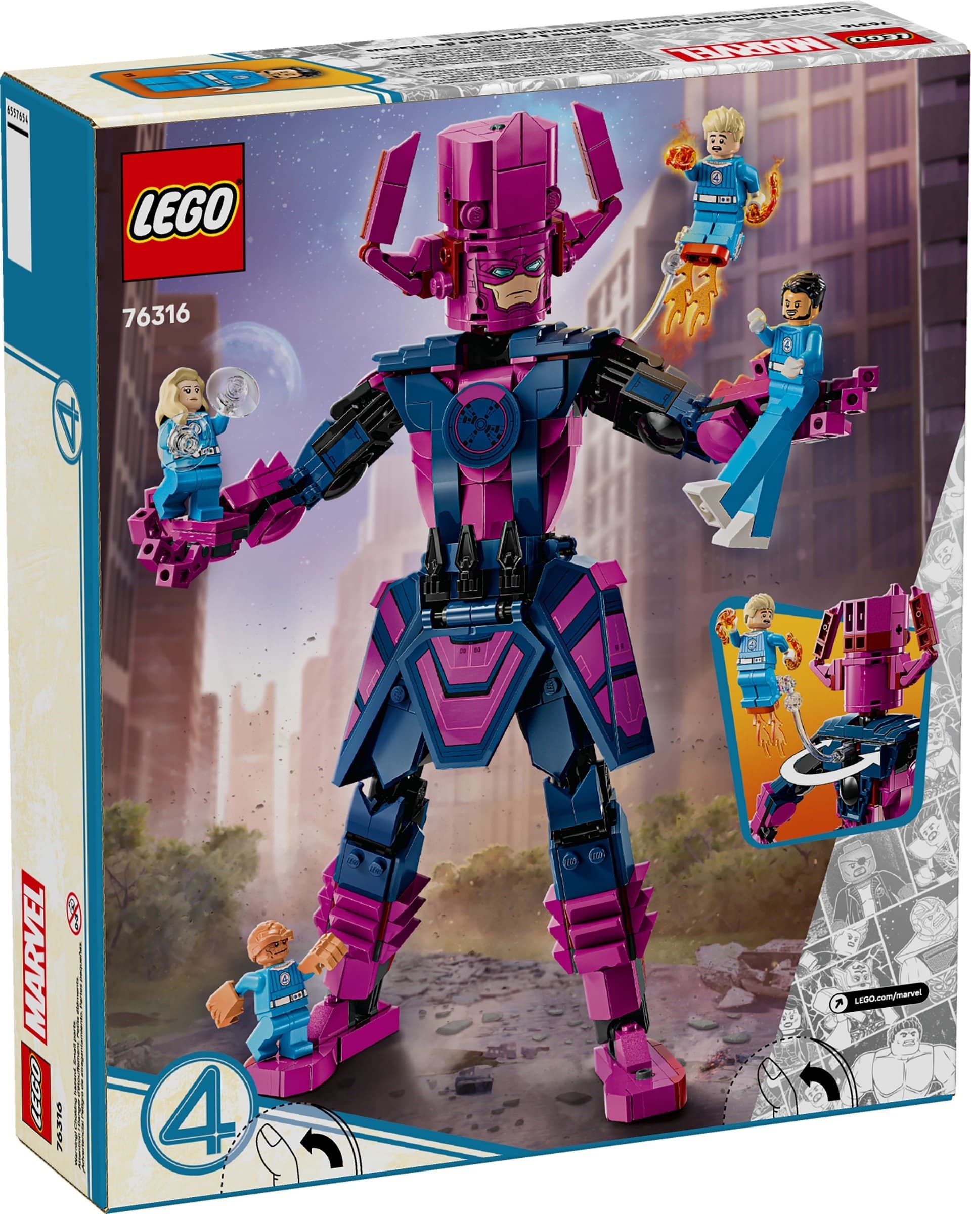 Fantastic Four vs. Galactus Construction Figure
