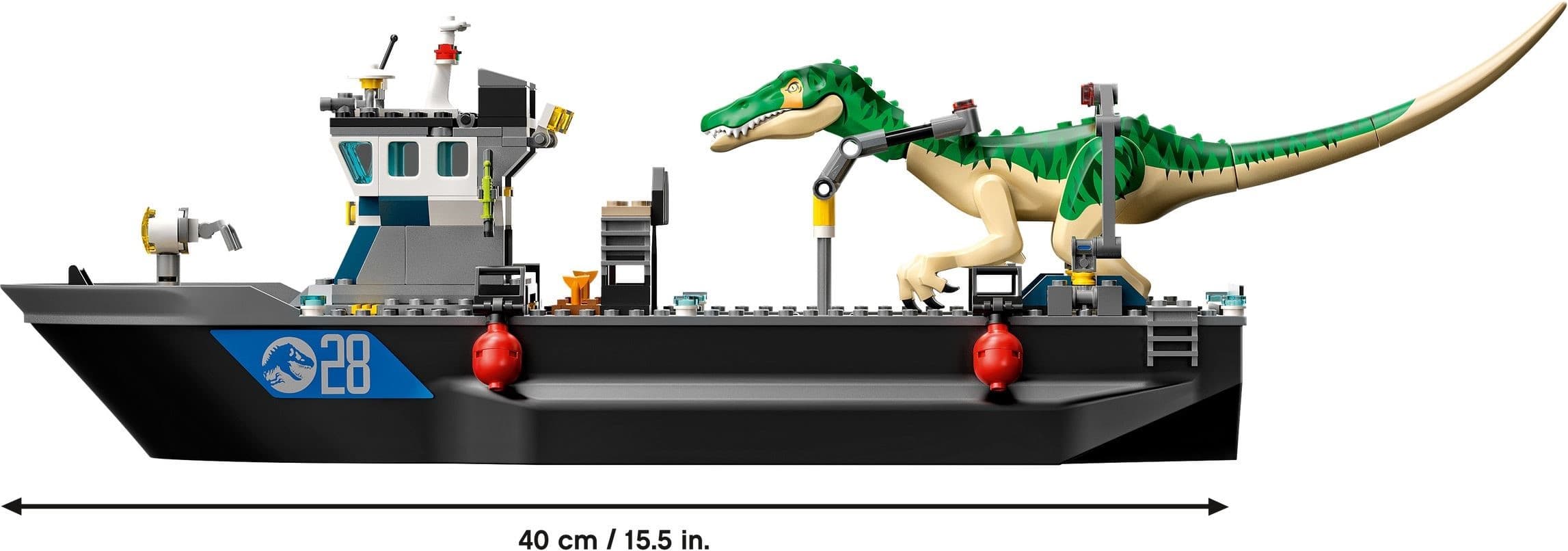 Baryonyx Dinosaur Boat Escape