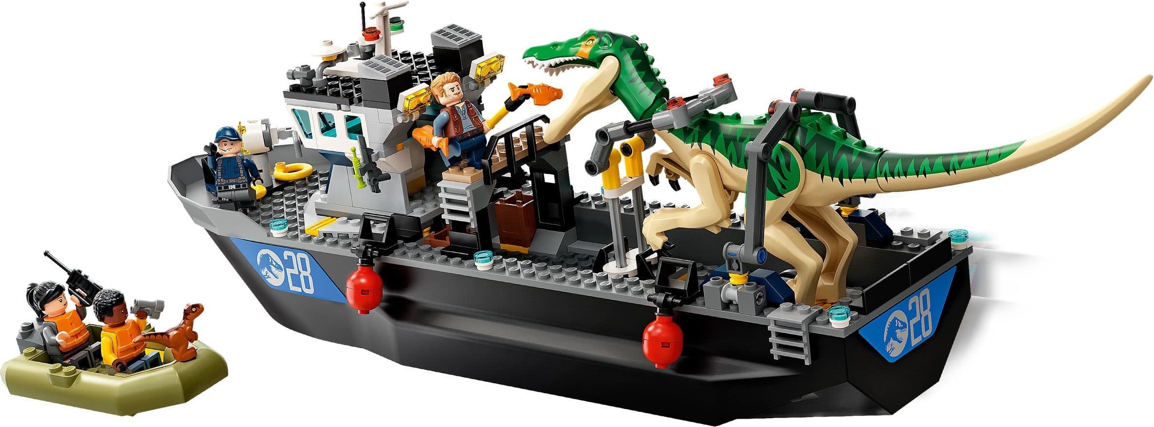 Baryonyx Dinosaur Boat Escape