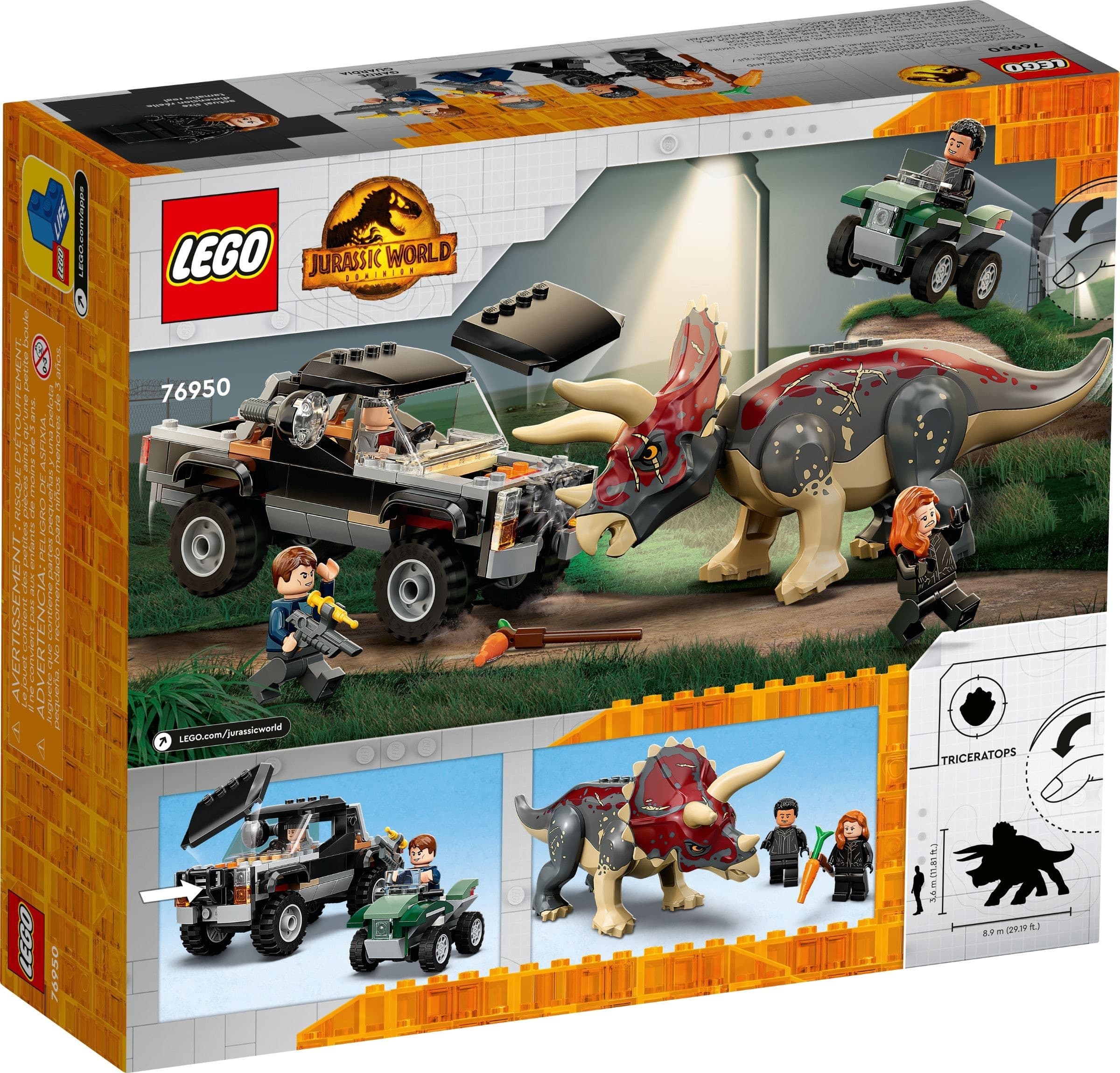 Triceratops Pickup Truck Ambush