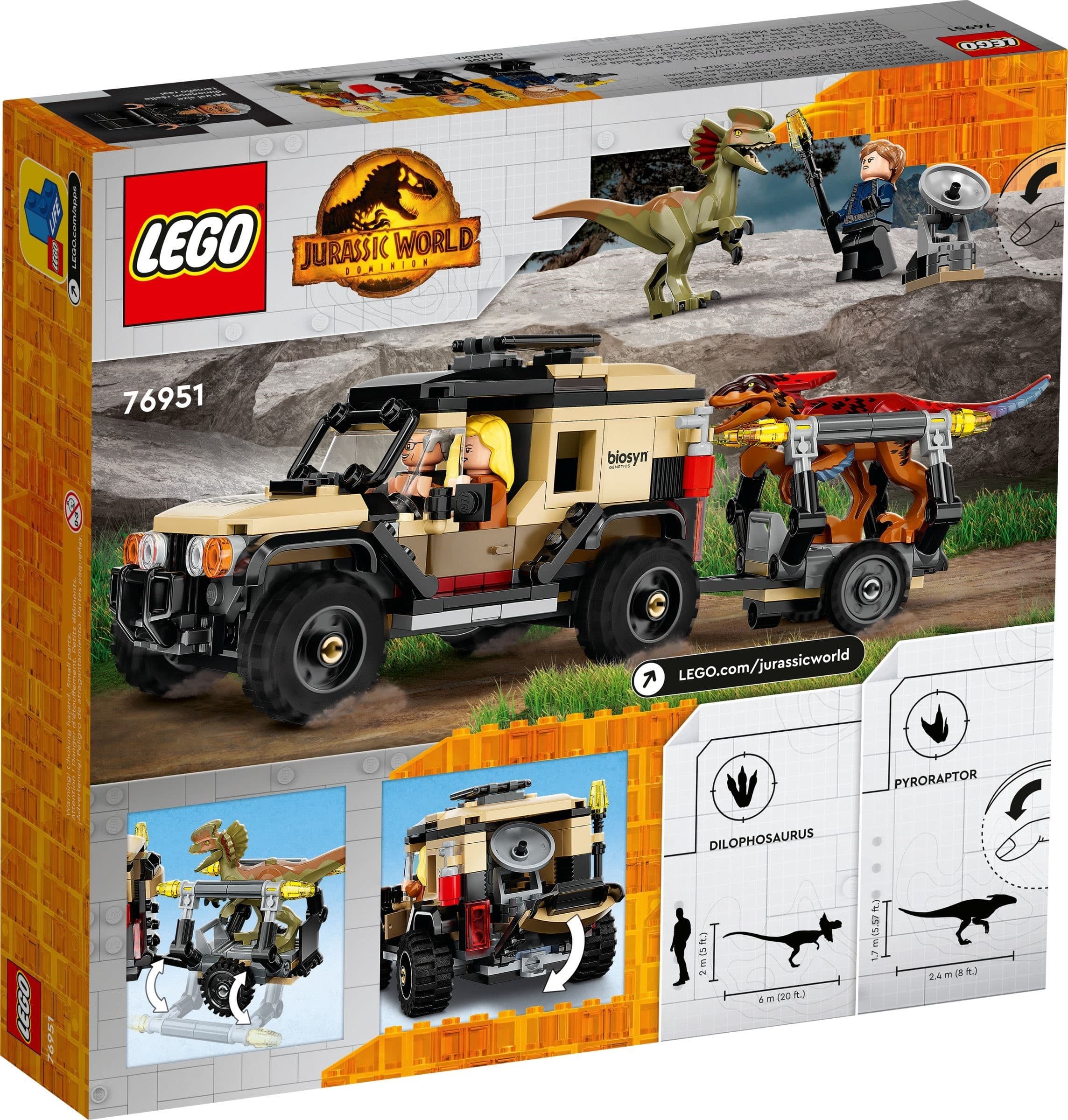 Pyroraptor & Dilophosaurus Transport