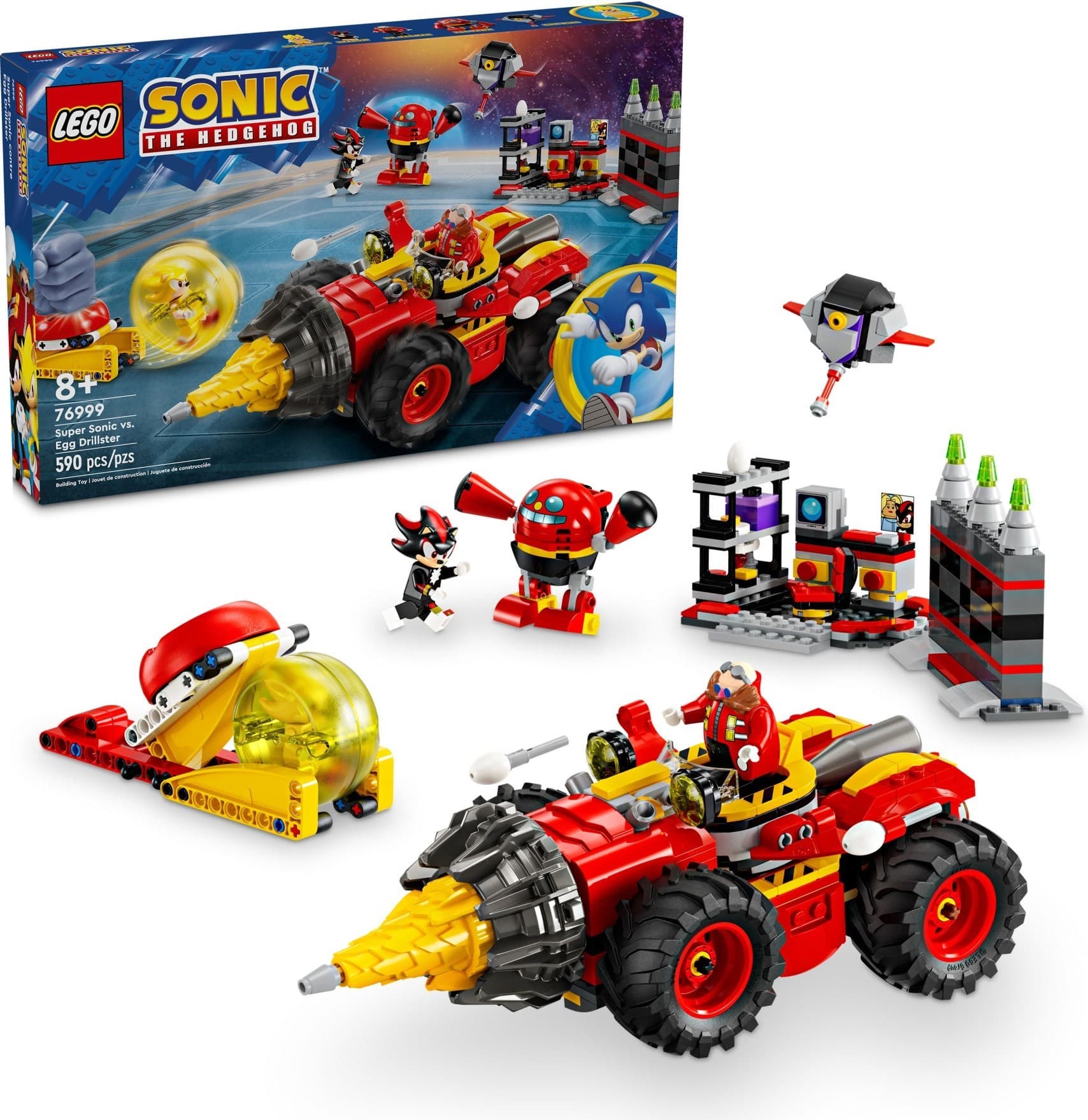 Super Sonic vs. Egg Drillster