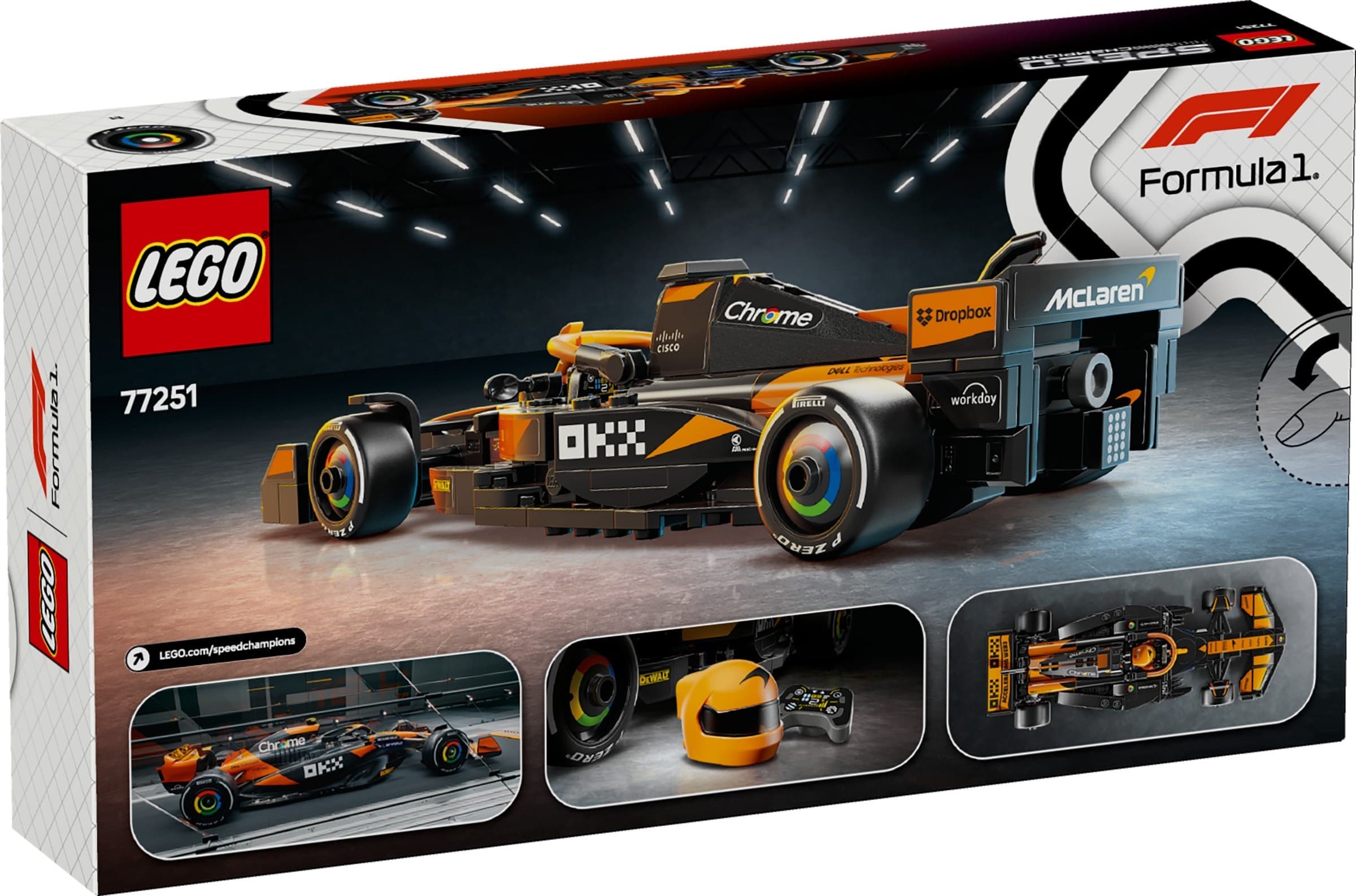 McLaren F1 Team MCL38 Race Car