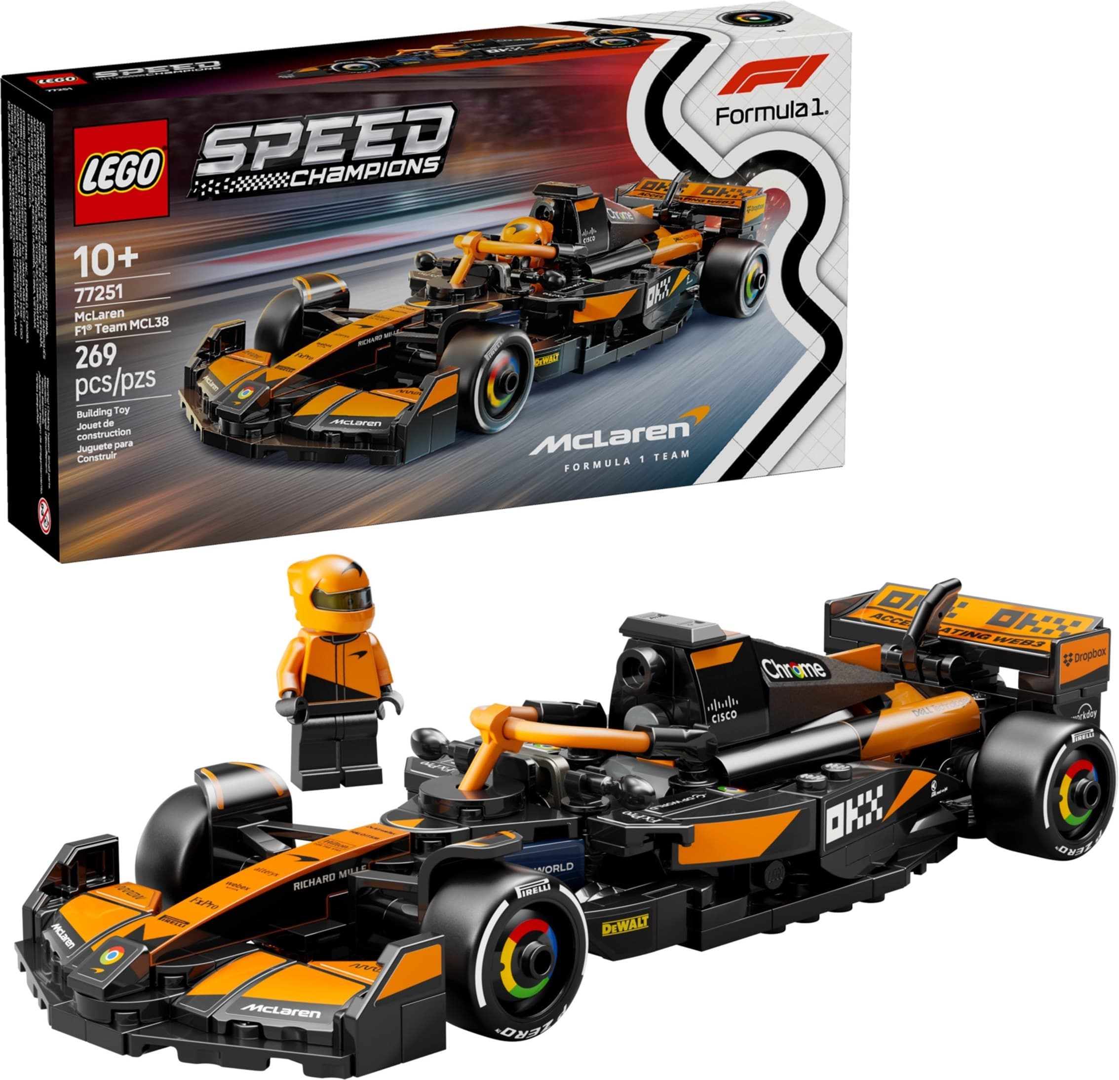 McLaren F1 Team MCL38 Race Car