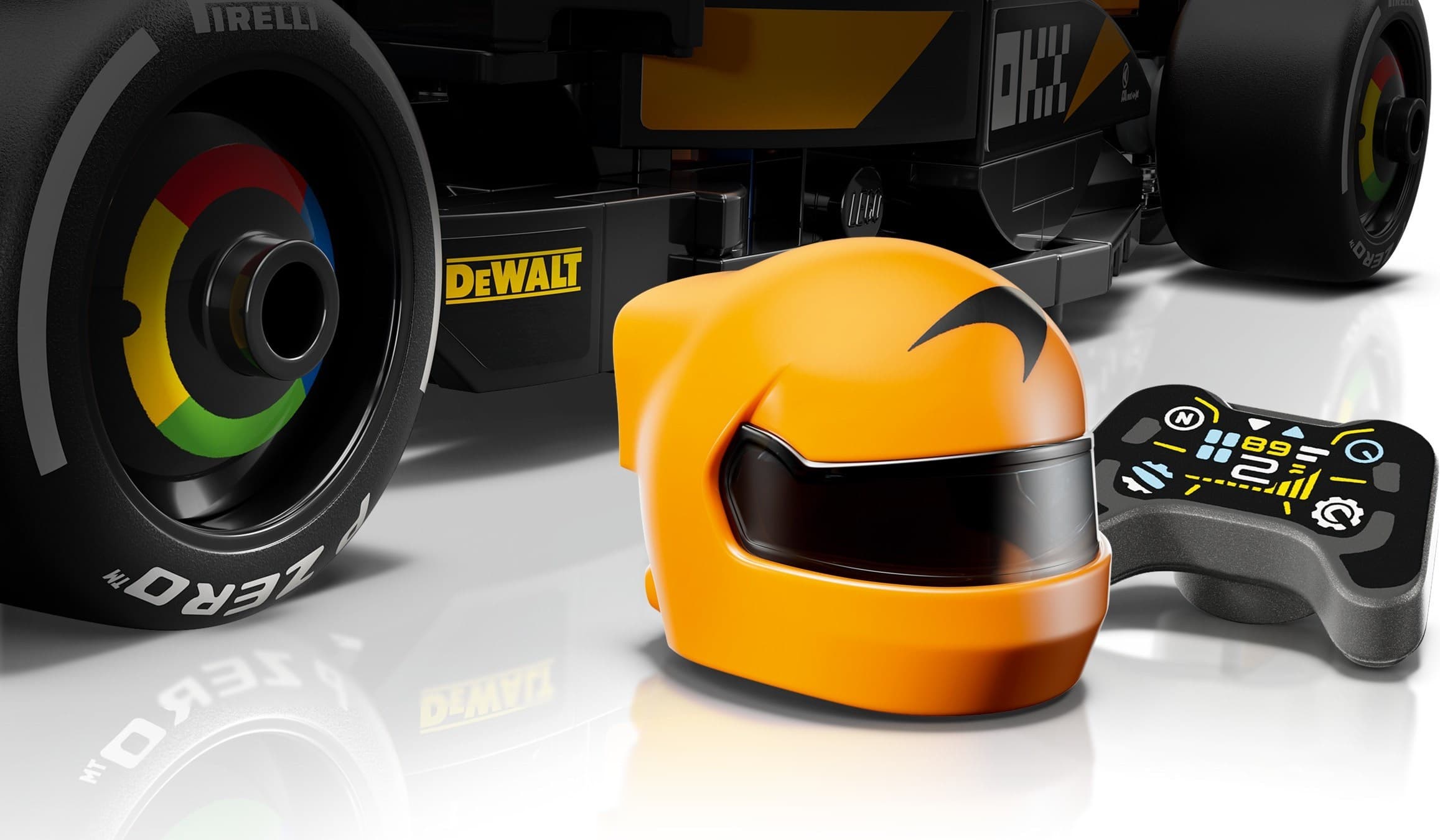 McLaren F1 Team MCL38 Race Car