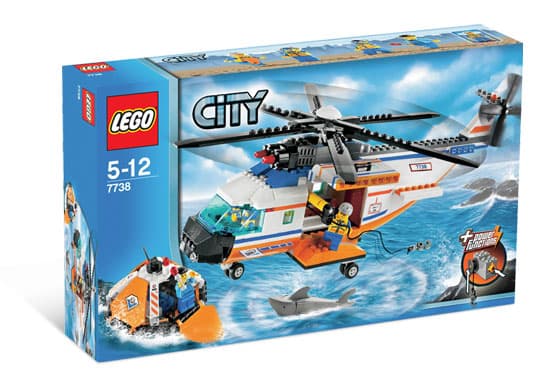 Coast Guard Helicopter and Life Raft