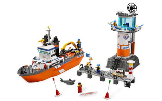 Coast Guard Patrol Boat and Tower