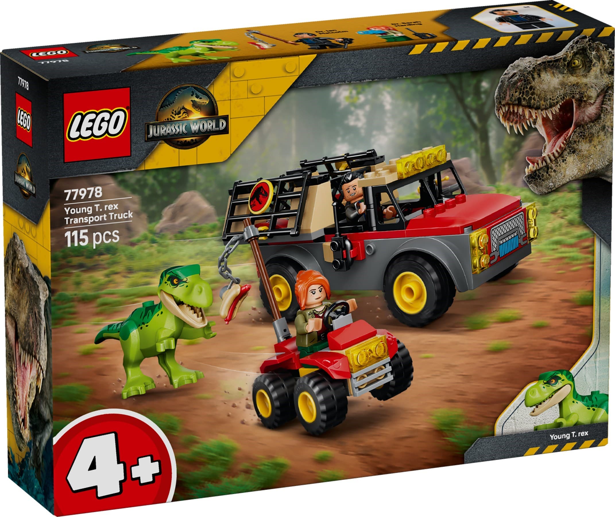 Young T. rex Transport Truck