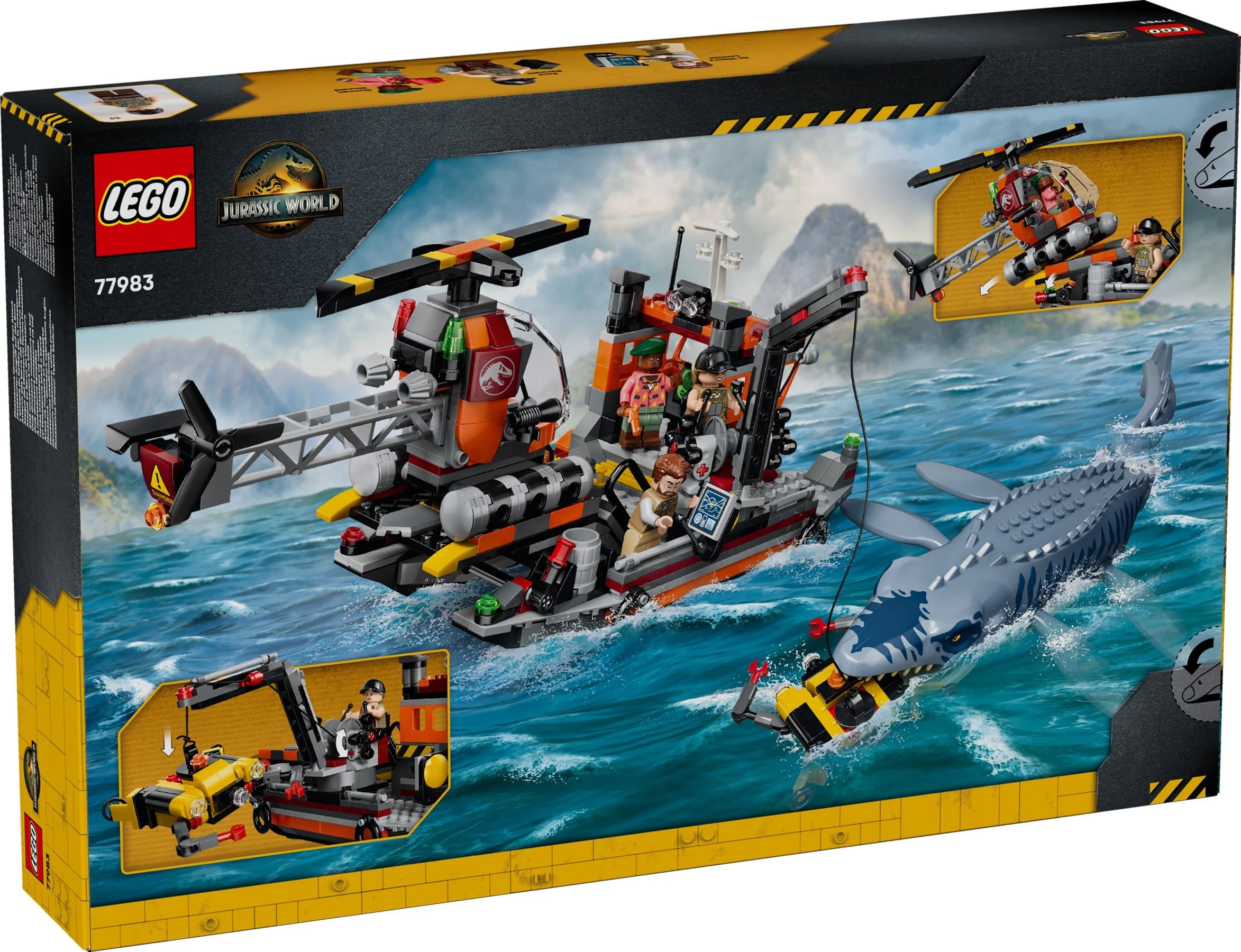 Mosasaurus Dinosaur Boat Attack