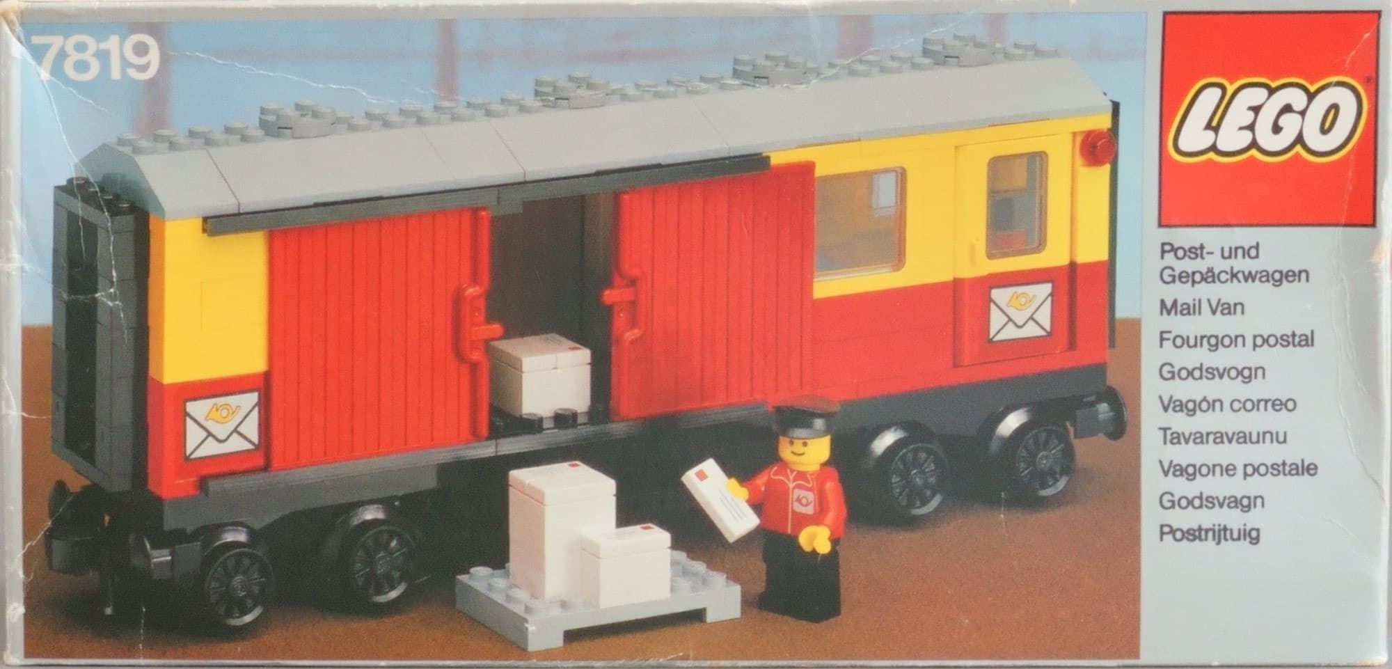 Postal Container Wagon Covered