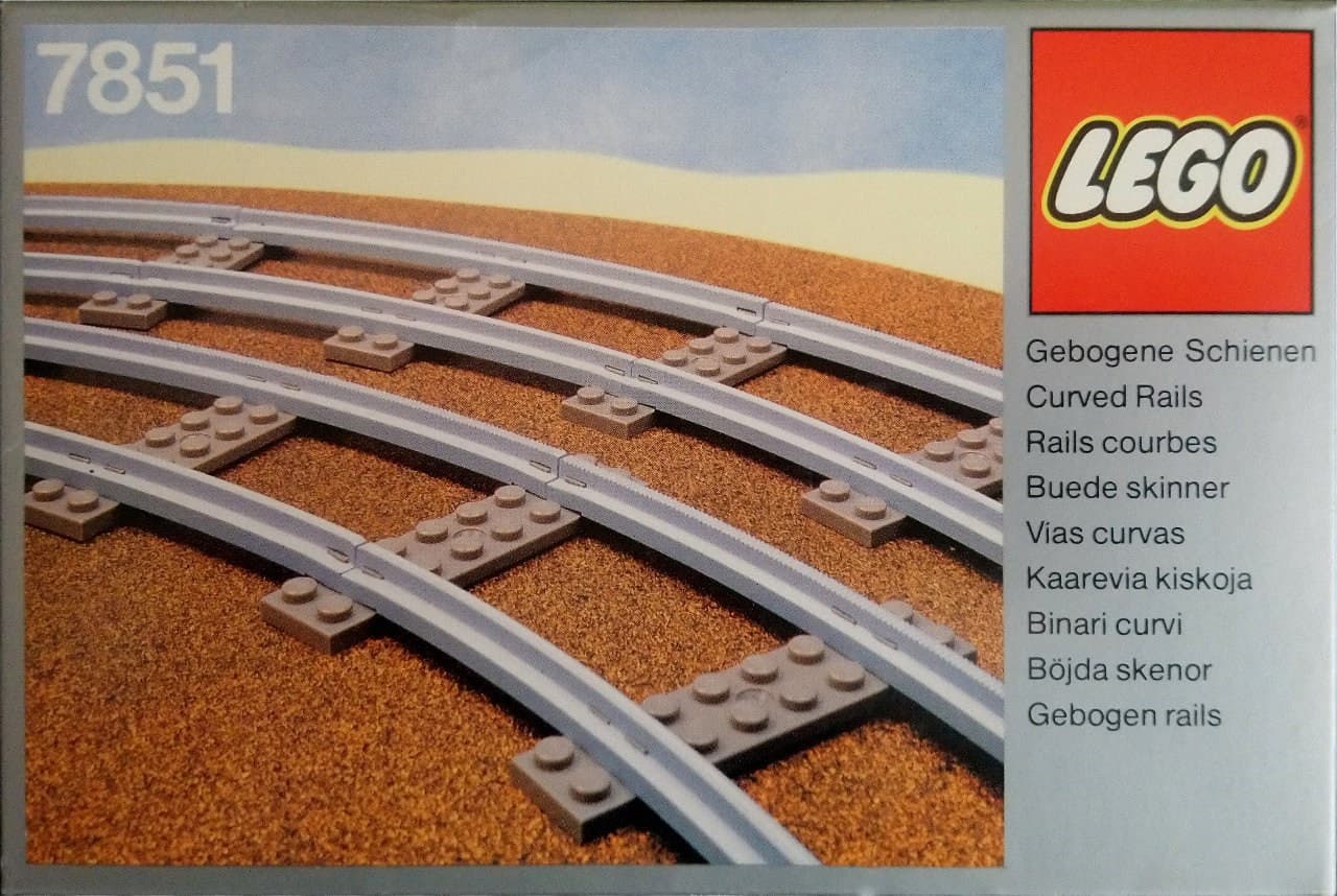 8 Straight Rails Gray 4.5v