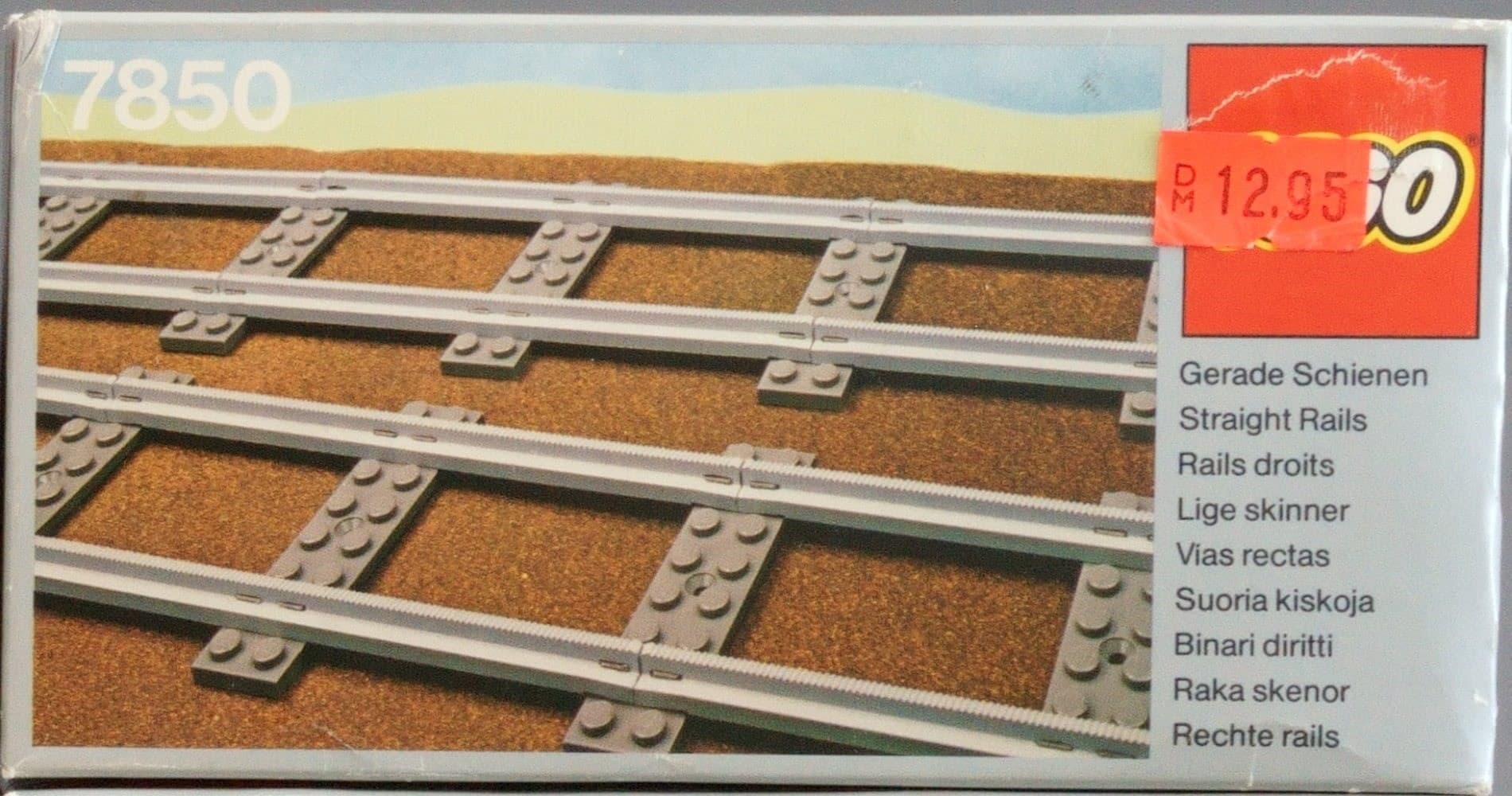8 Straight Rails Gray 4.5v