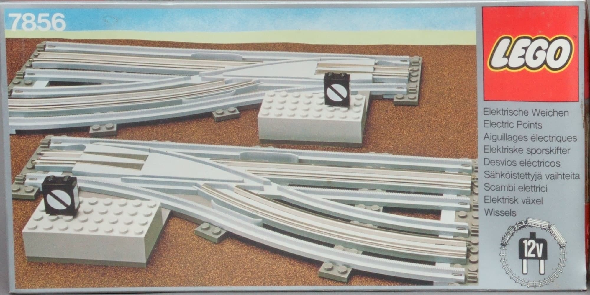 Left and Right Manual Points with Electric Rails