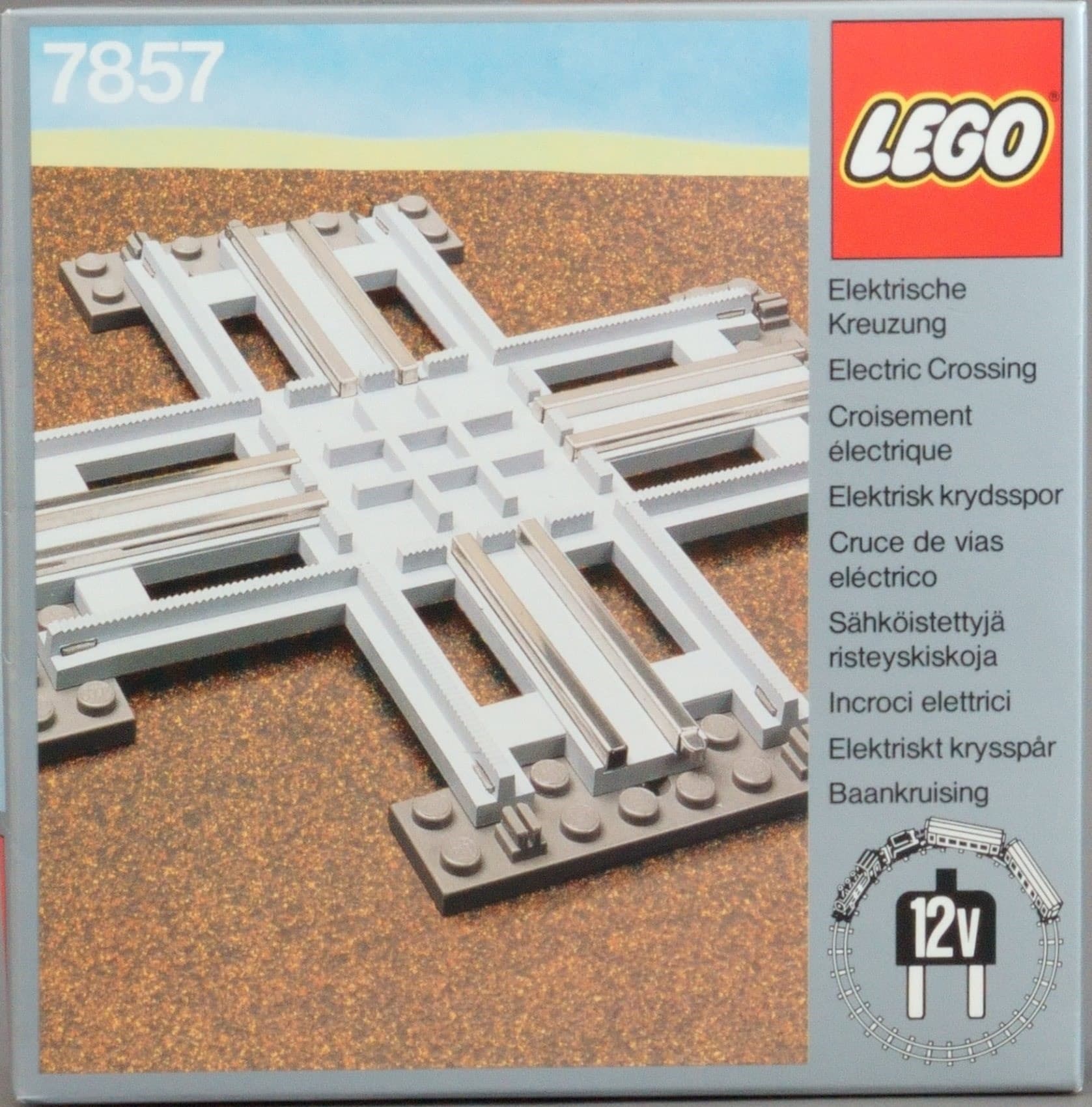 Crossing, Electric Rails Gray 12v