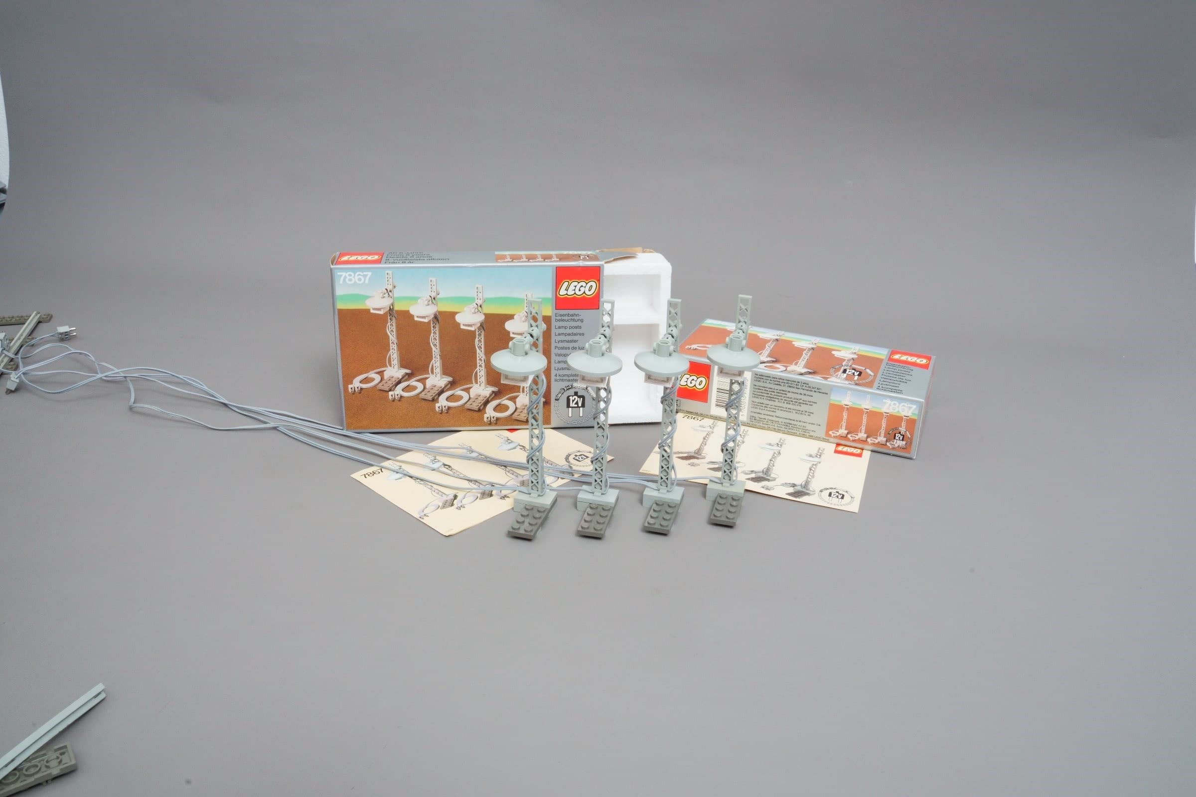 12V Train Light Posts