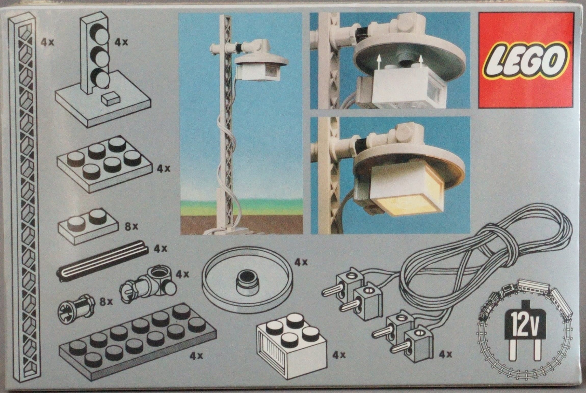 12V Train Light Posts