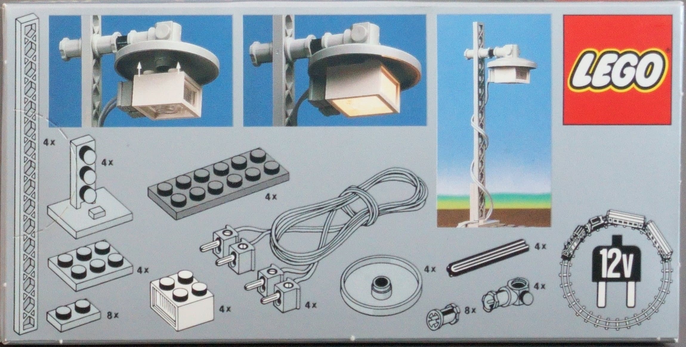 12V Train Light Posts