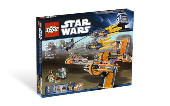 Anakin's and Sebulba's Podracers