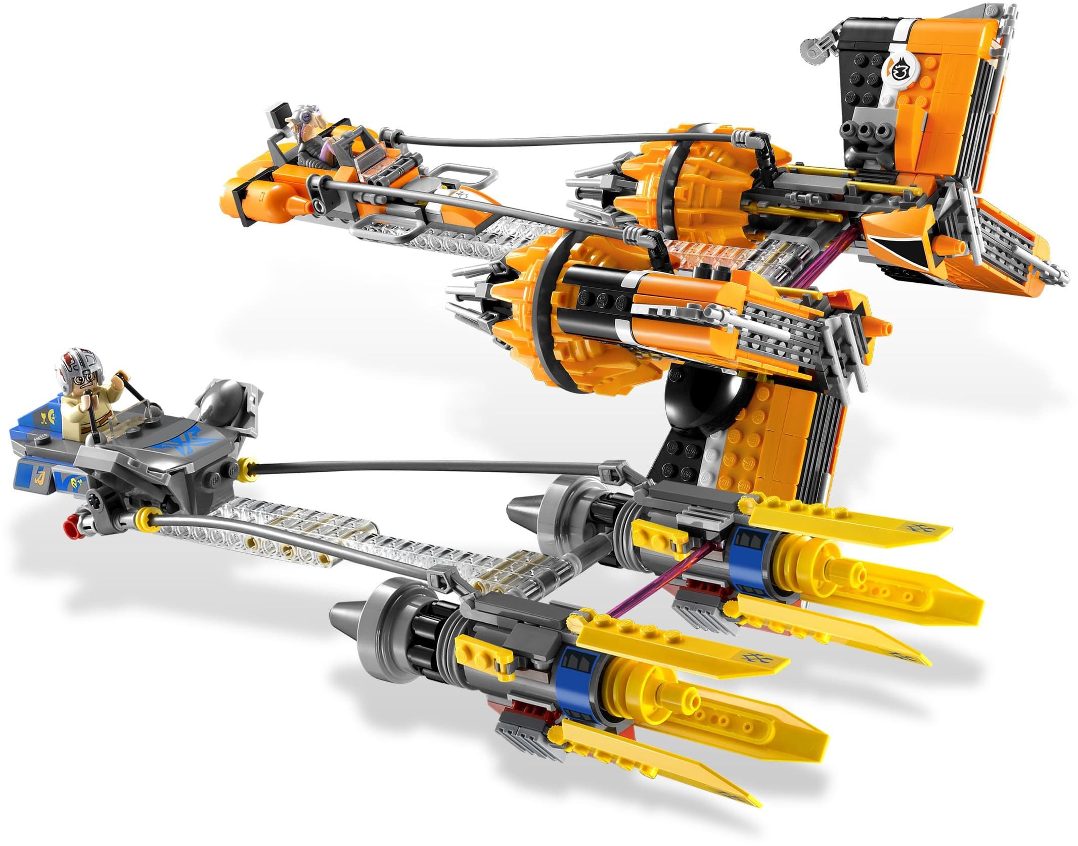 Anakin's and Sebulba's Podracers