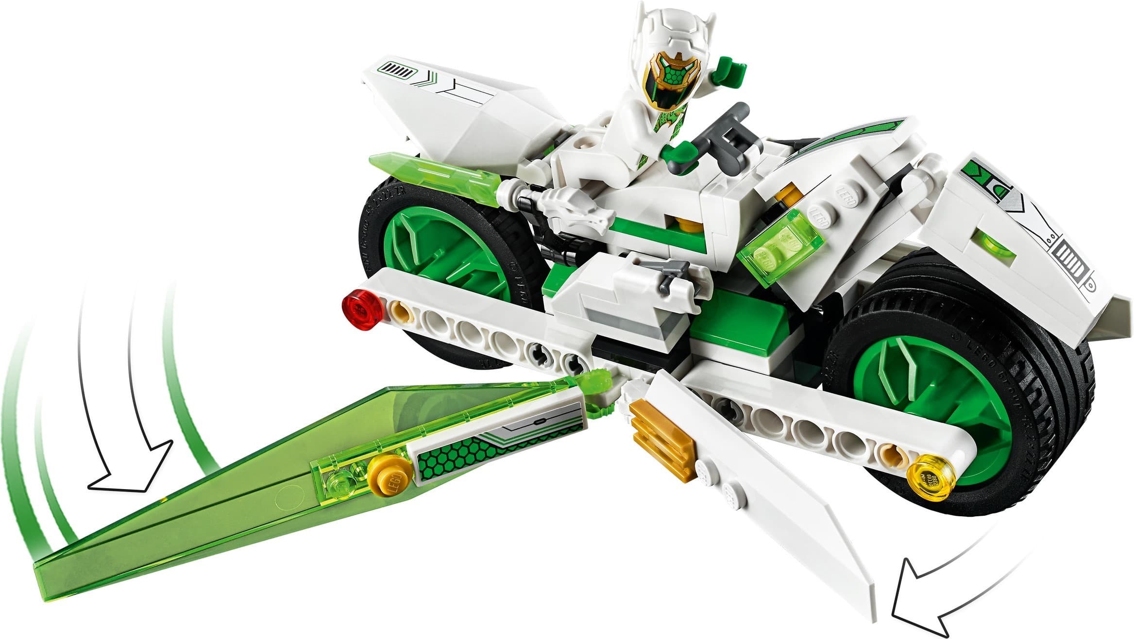 White Dragon Horse Bike