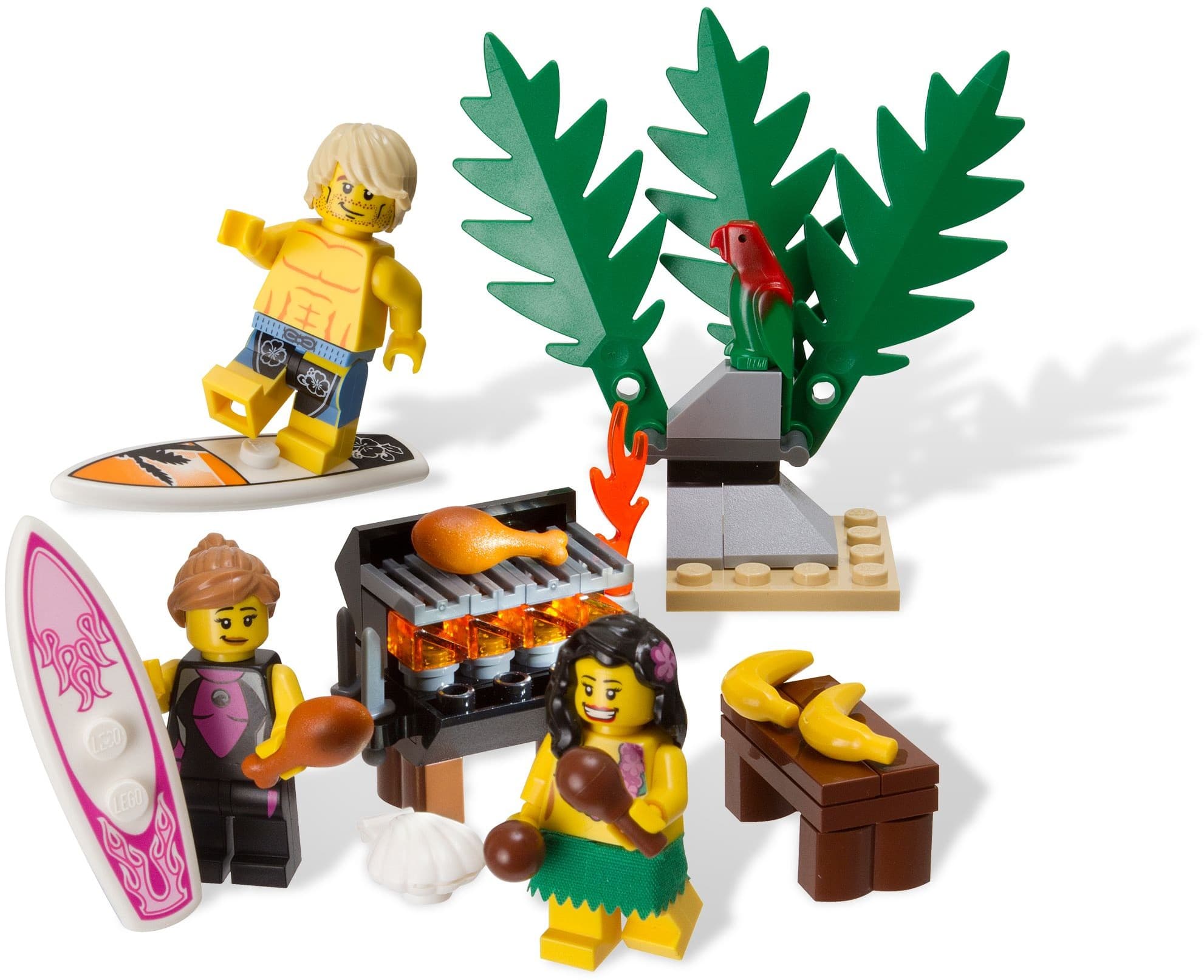 Minifigure Beach Accessory Pack