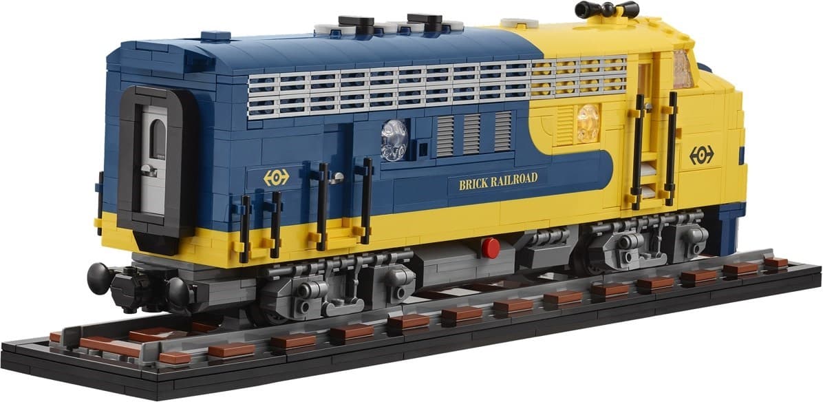 Brick Railroad Locomotive