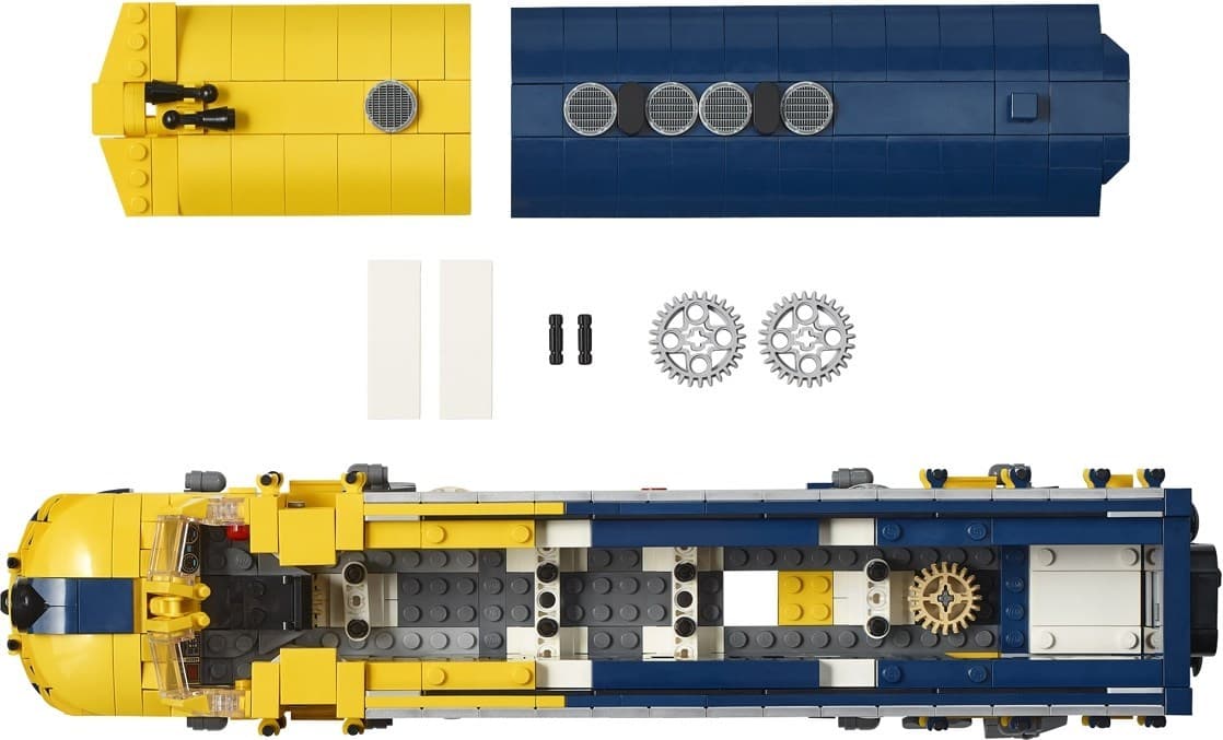Brick Railroad Locomotive