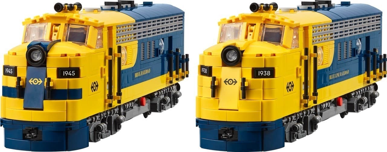 Brick Railroad Locomotive