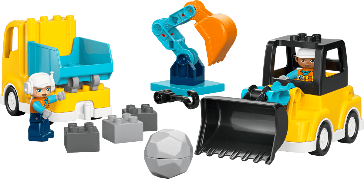 3 in 1 Construction Vehicles